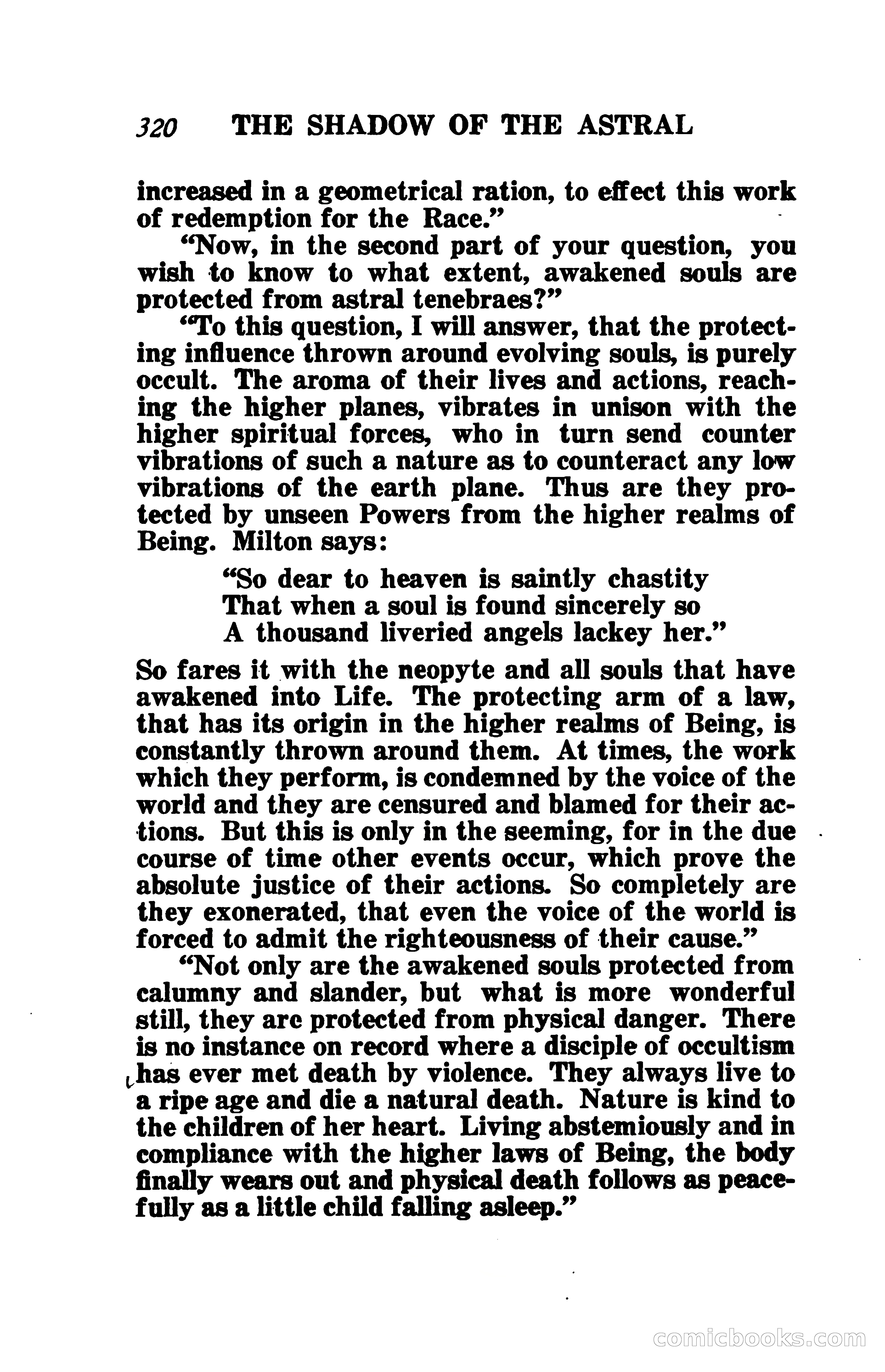 The Shadow of the Astral: A Mystic Narrative — page 327 of 345