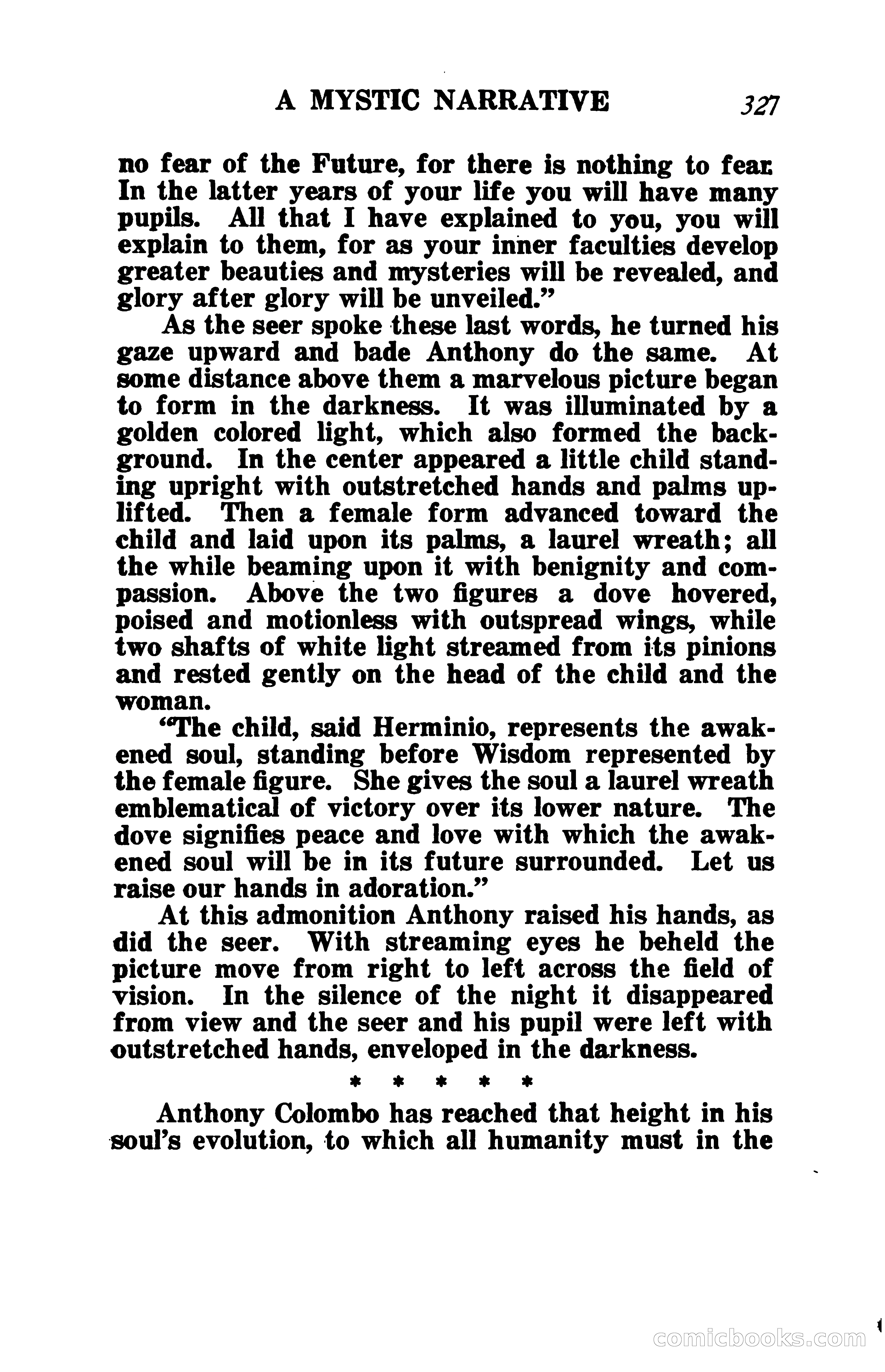 The Shadow of the Astral: A Mystic Narrative — page 334 of 345