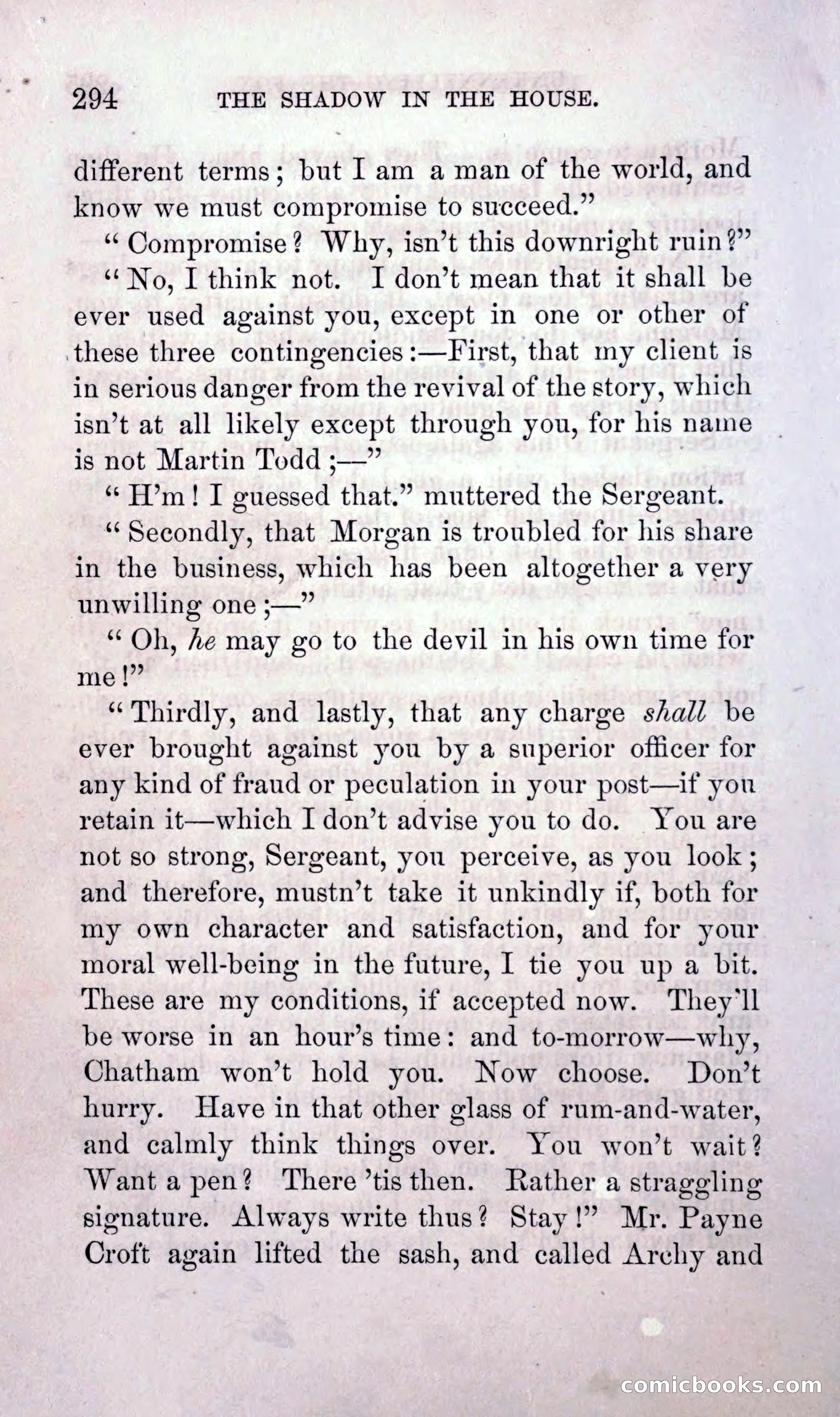 The Shadow in the House — page 303 of 400