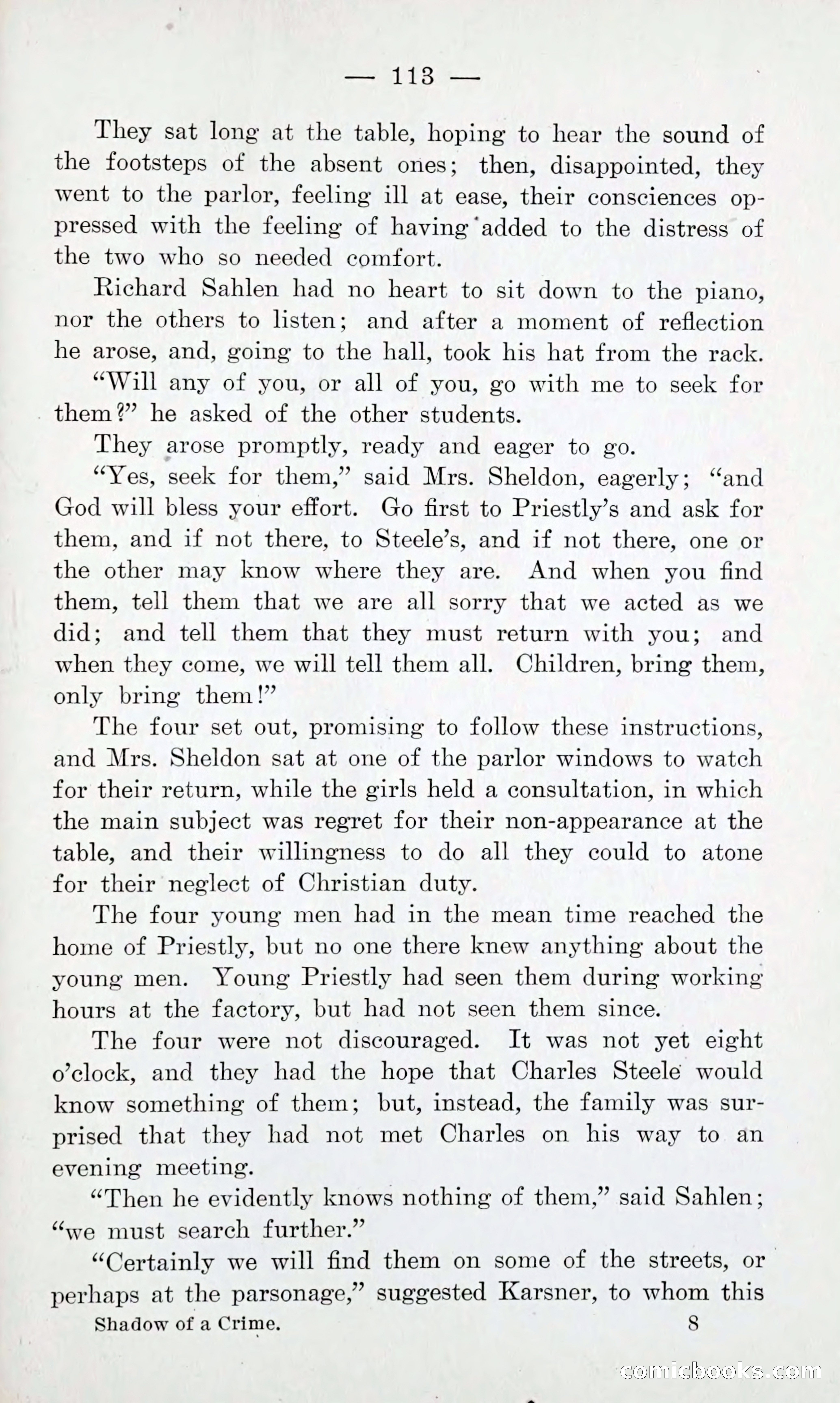 The Shadow of a Crime — page 118 of 138