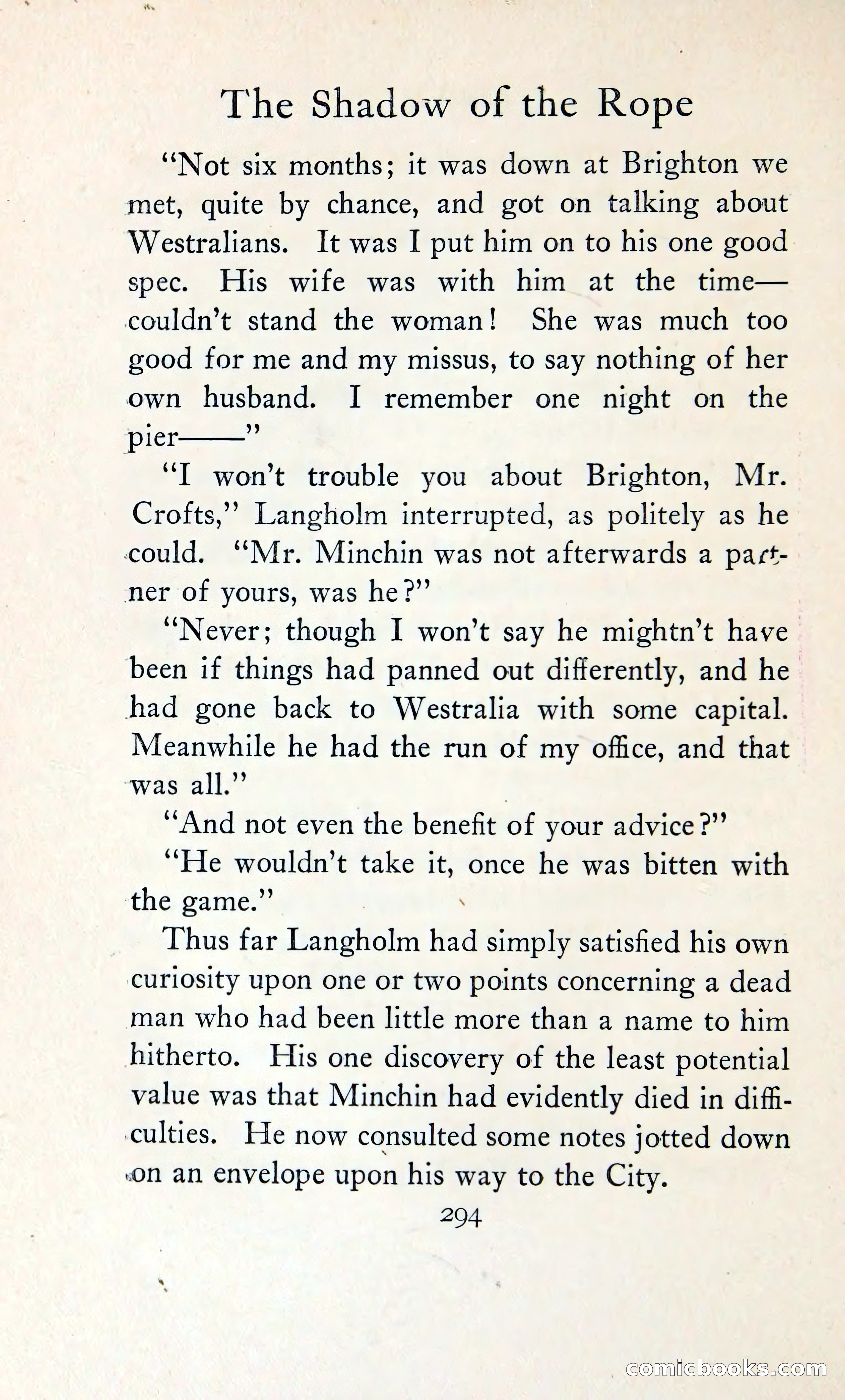 The Shadow of the Rope — page 313 of 400