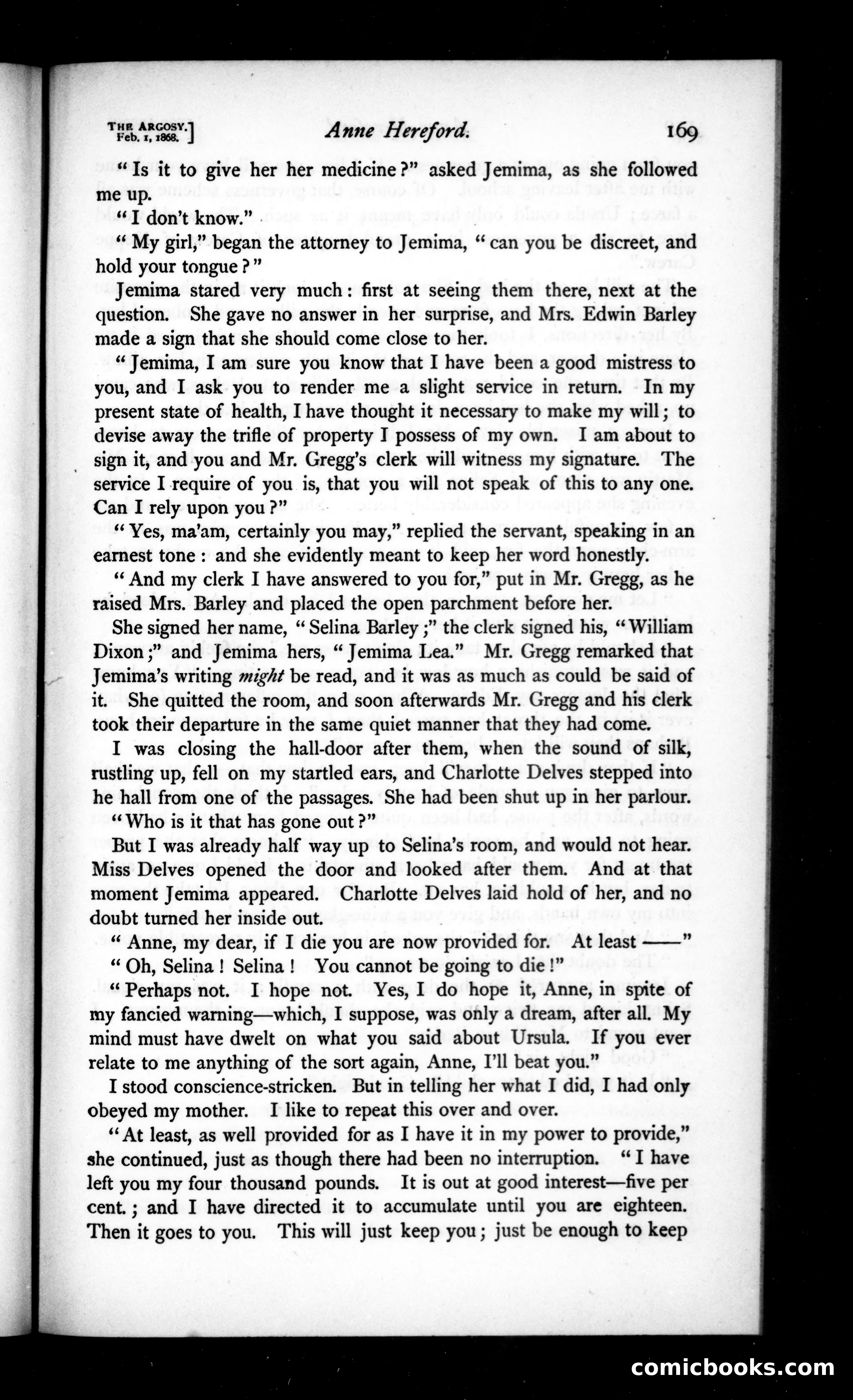 The Argosy, Vol. 5 — page 9 of 84