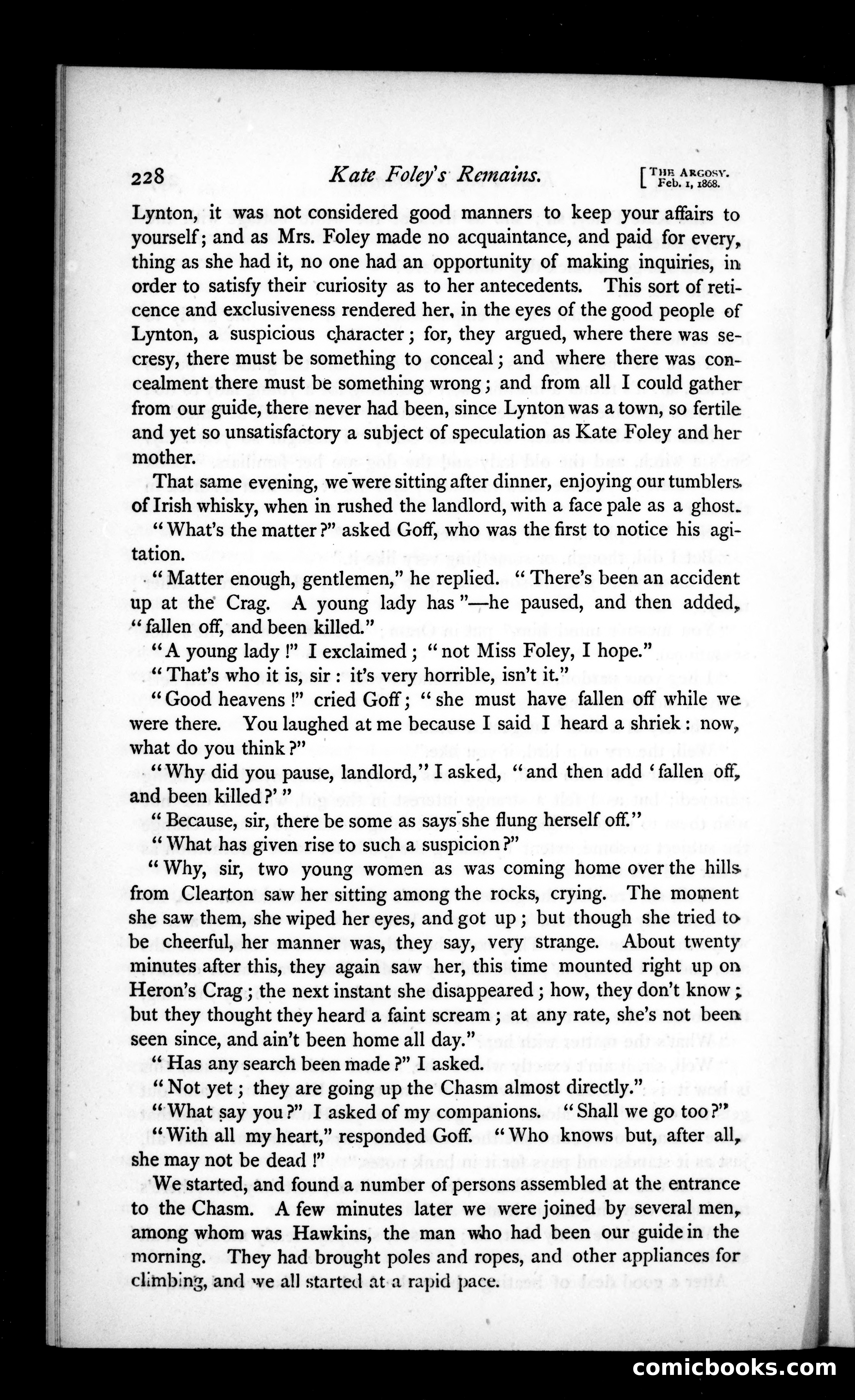 The Argosy, Vol. 5 — page 70 of 84