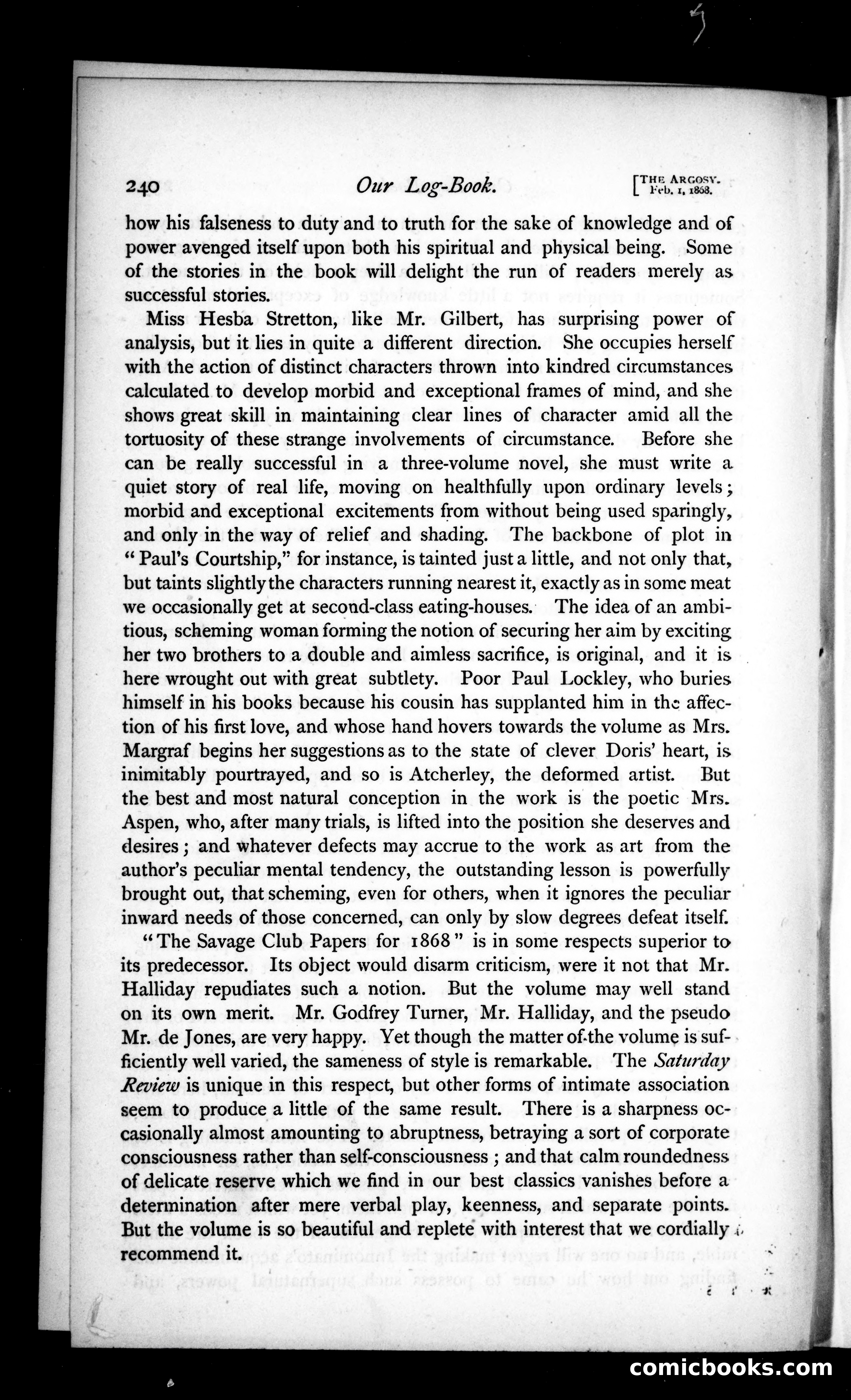 The Argosy, Vol. 5 — page 82 of 84