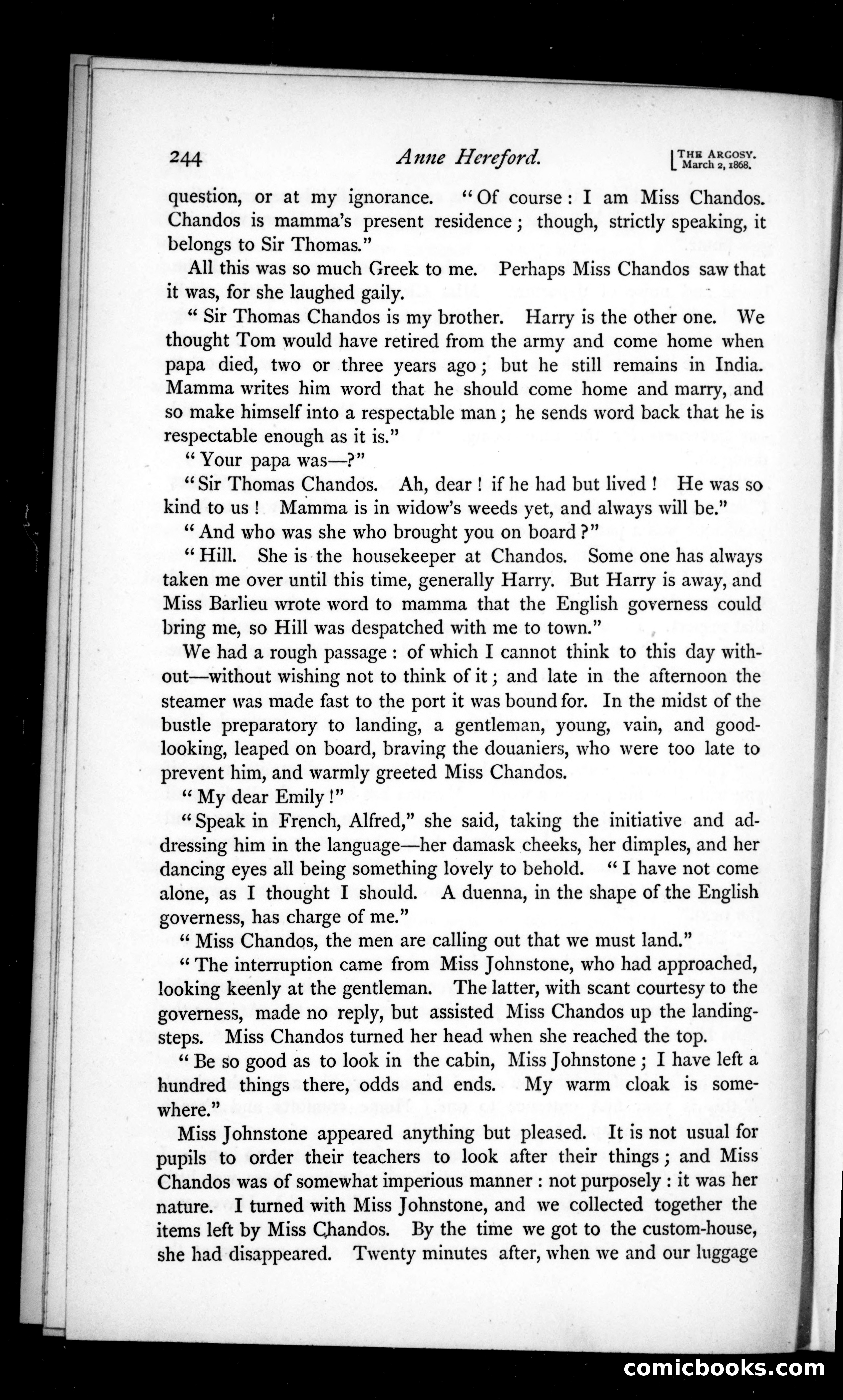The Argosy, Vol. 5 — page 4 of 84