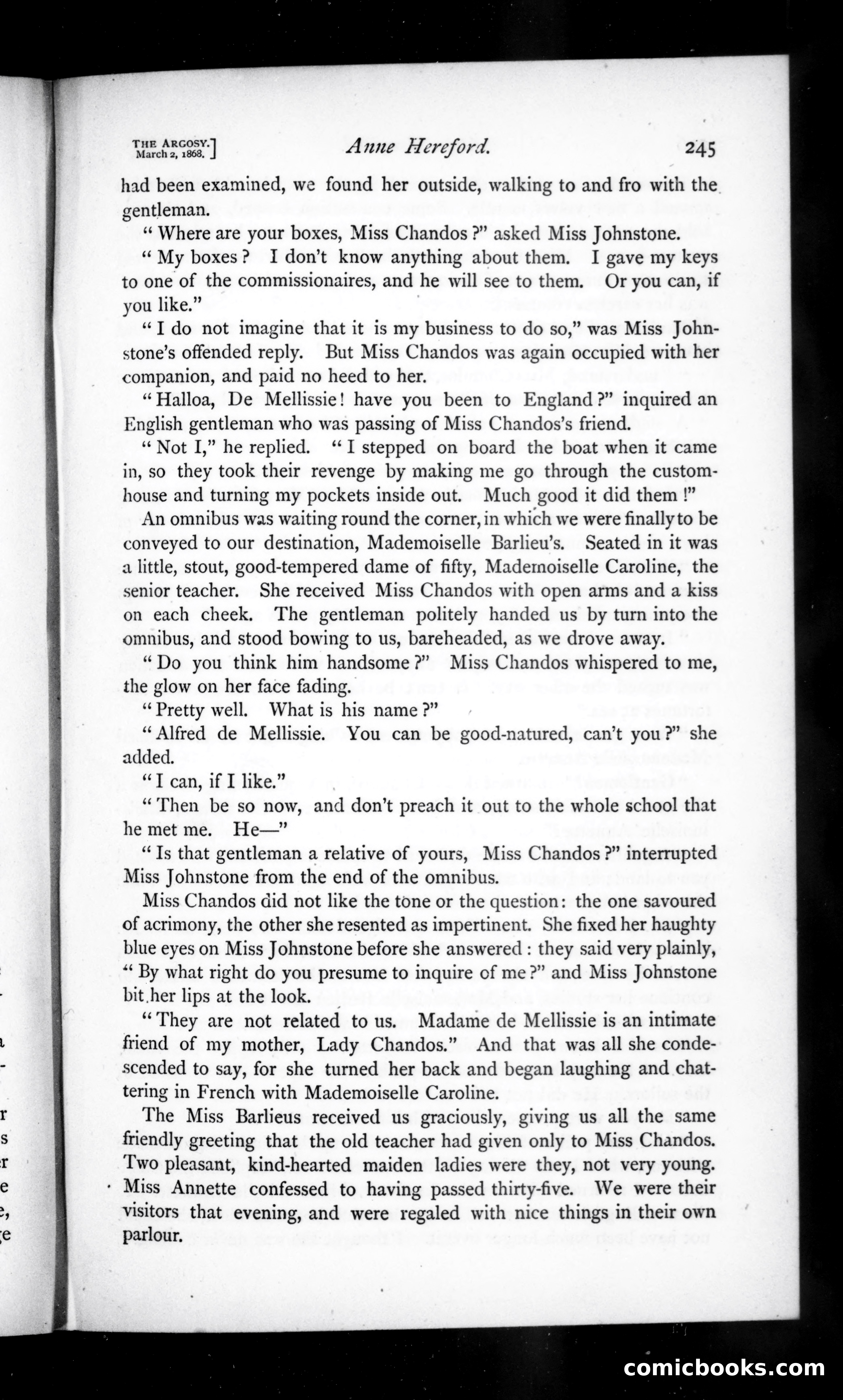 The Argosy, Vol. 5 — page 5 of 84