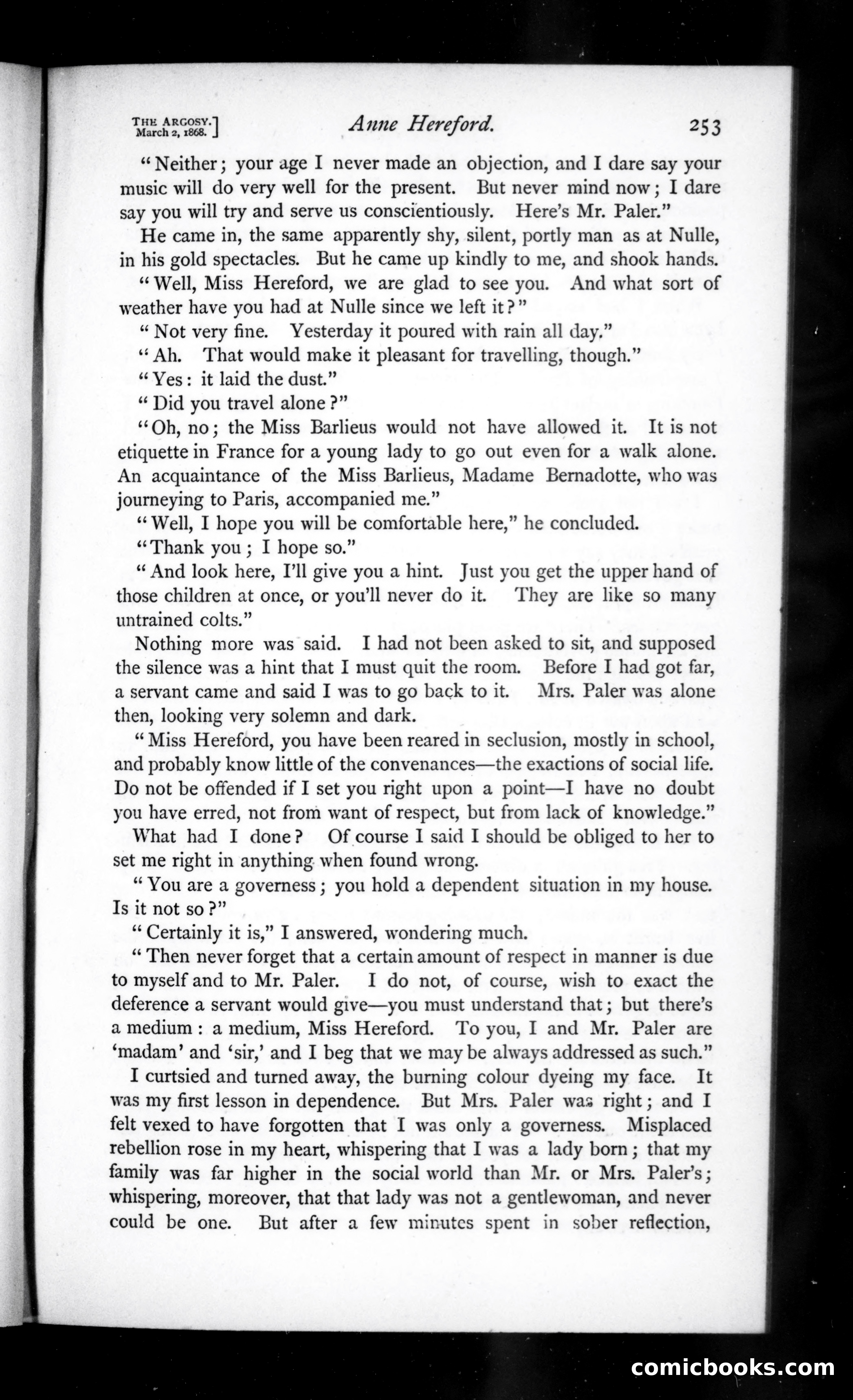 The Argosy, Vol. 5 — page 13 of 84