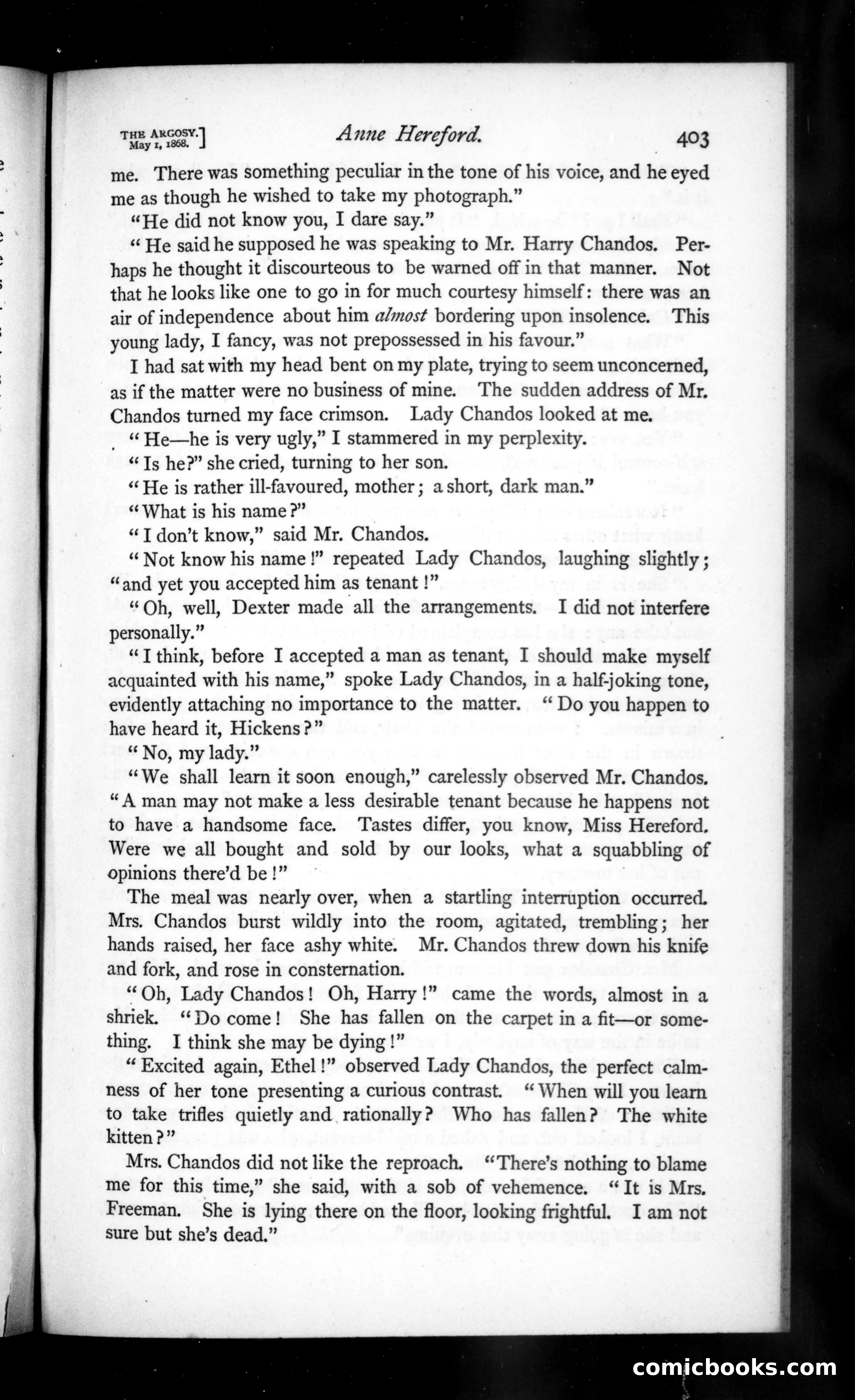 The Argosy, Vol. 5 — page 3 of 79