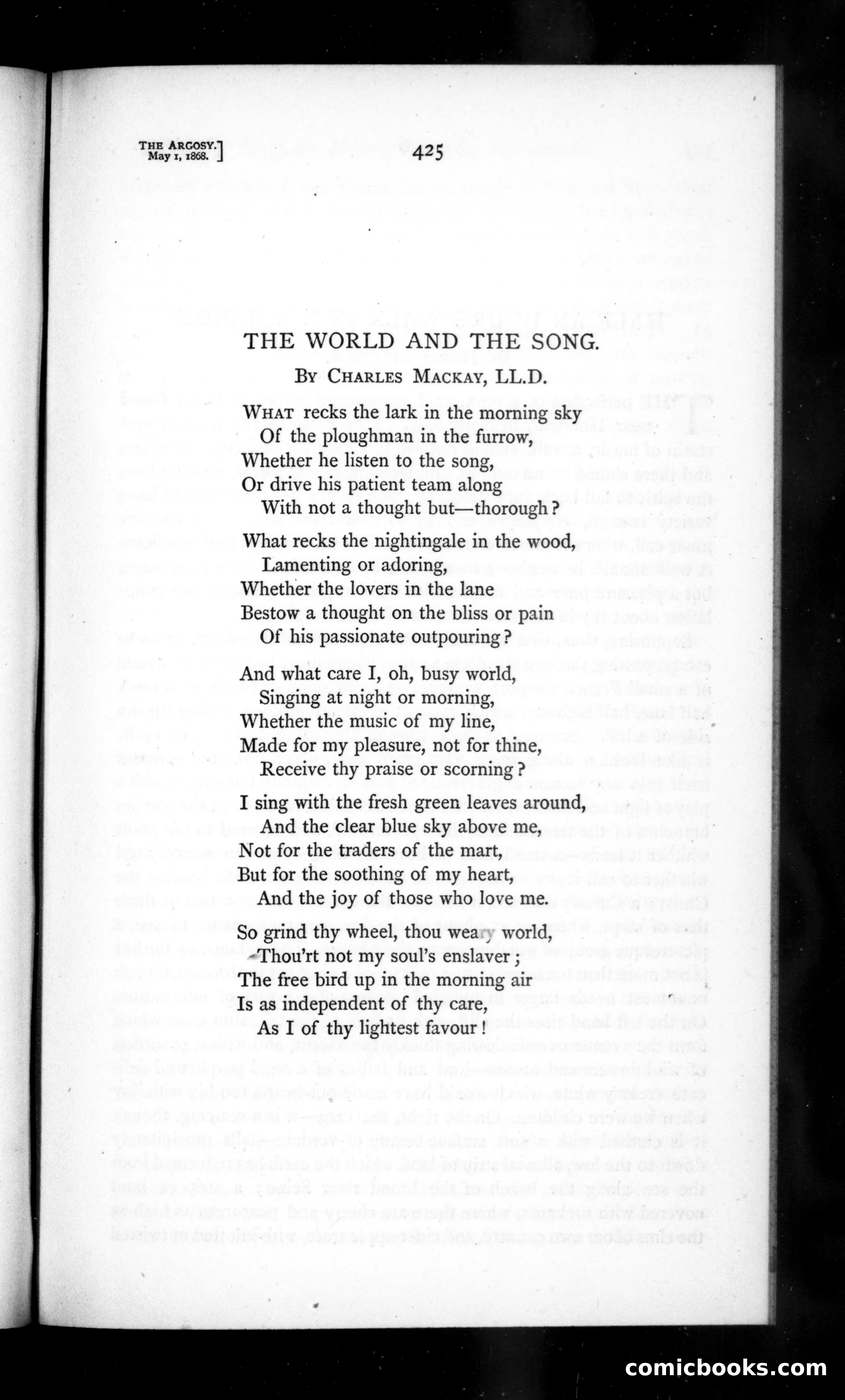 The Argosy, Vol. 5 — page 25 of 79