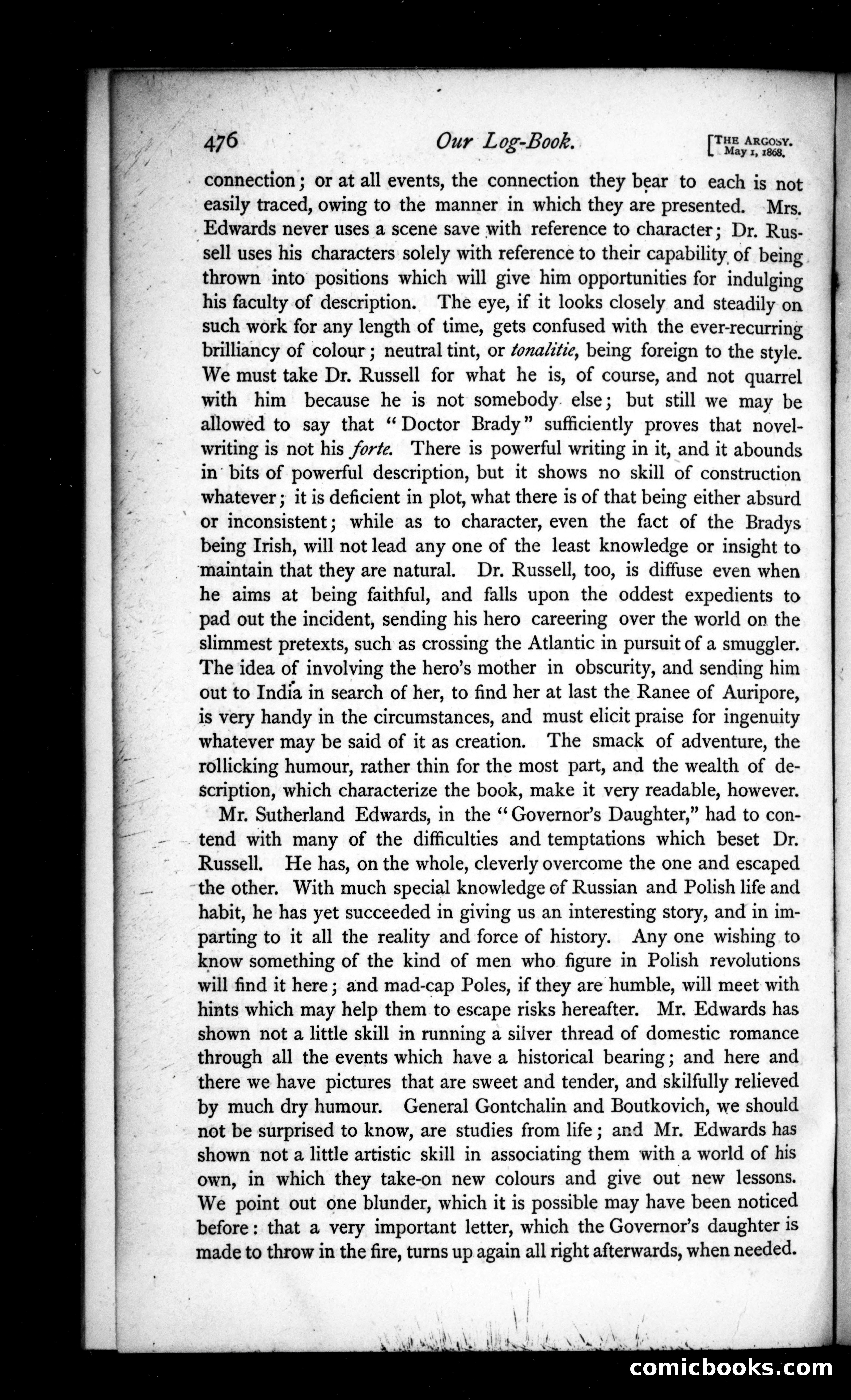 The Argosy, Vol. 5 — page 78 of 79