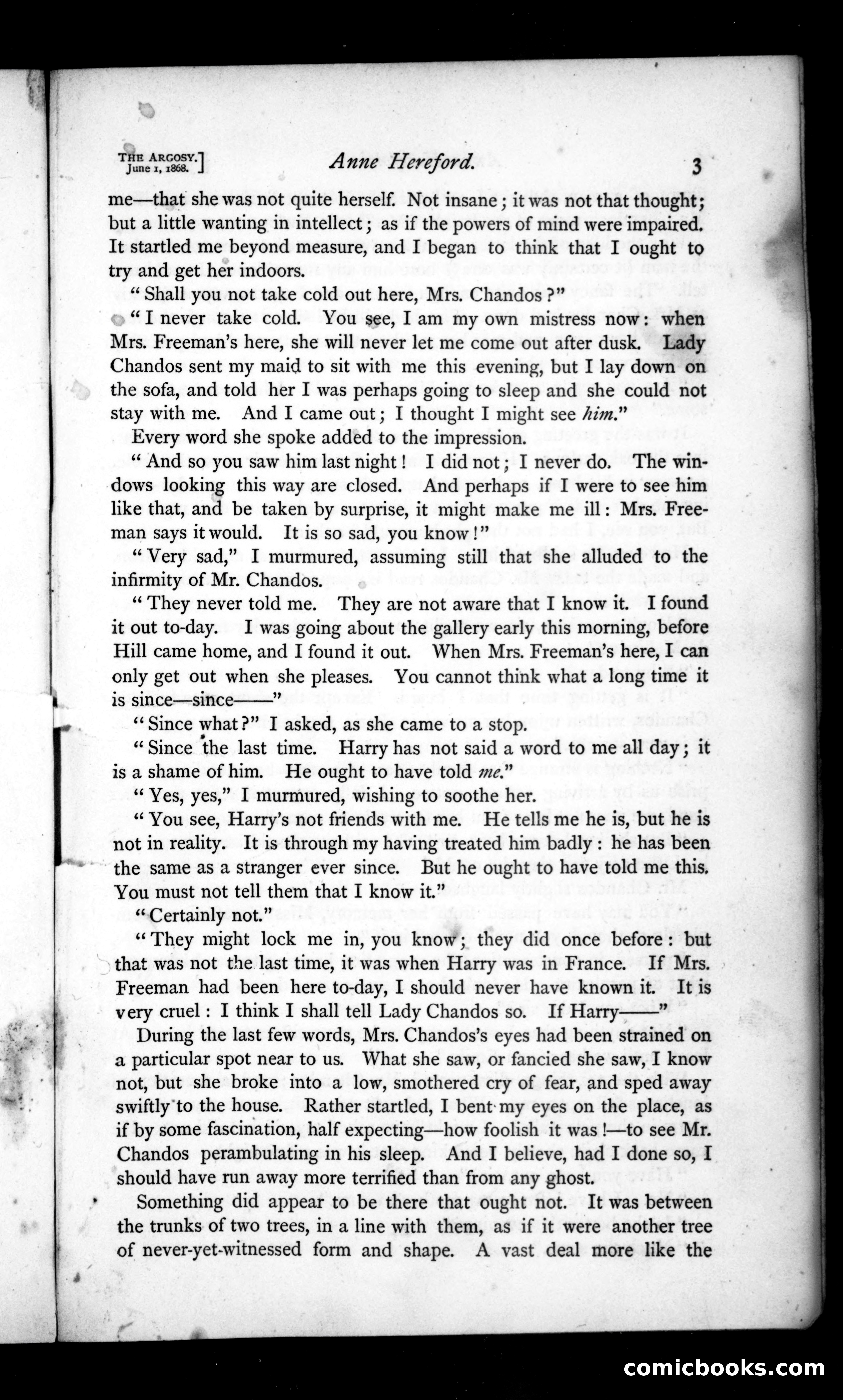 The Argosy, Vol. 6 — page 3 of 84