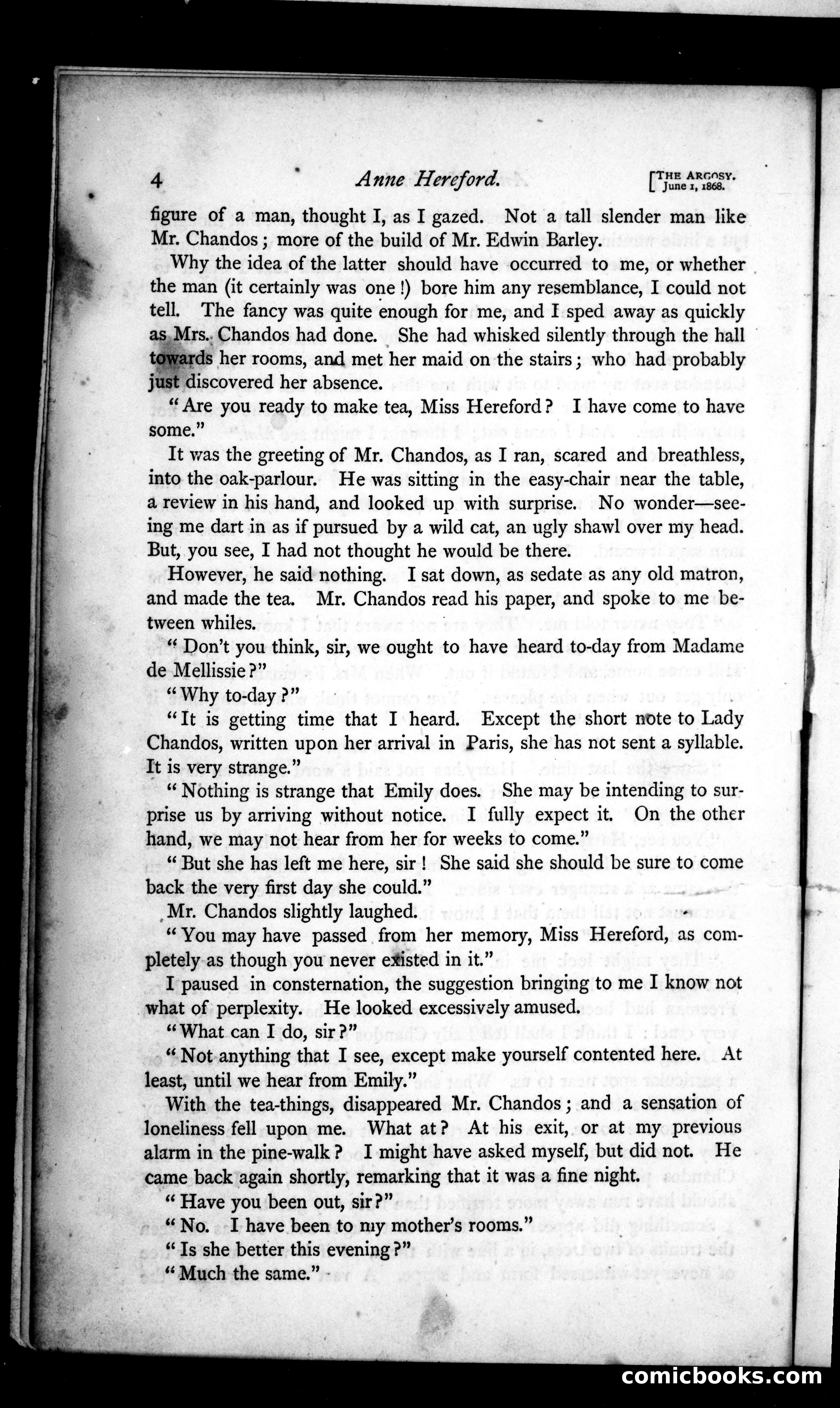 The Argosy, Vol. 6 — page 4 of 84