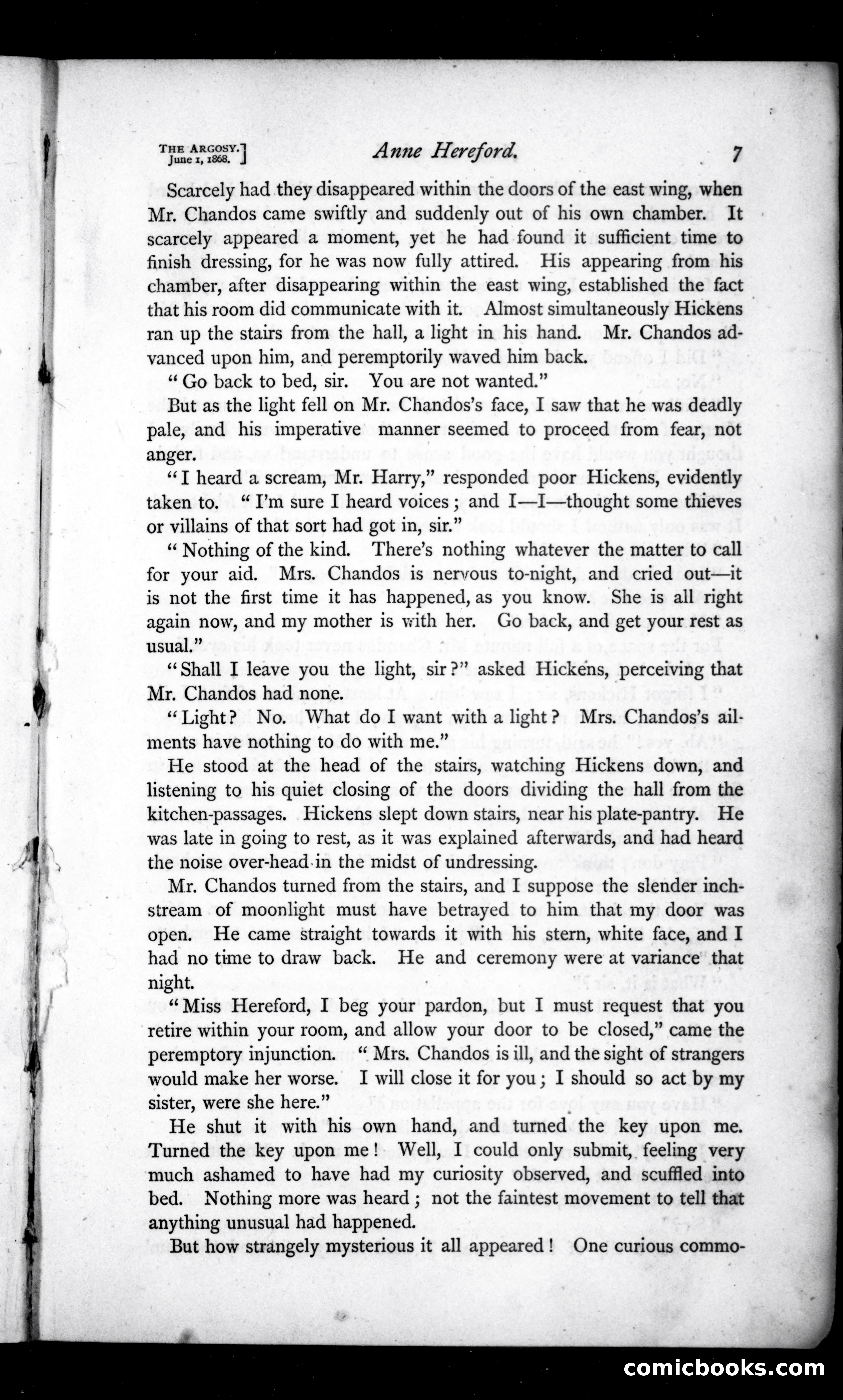 The Argosy, Vol. 6 — page 7 of 84