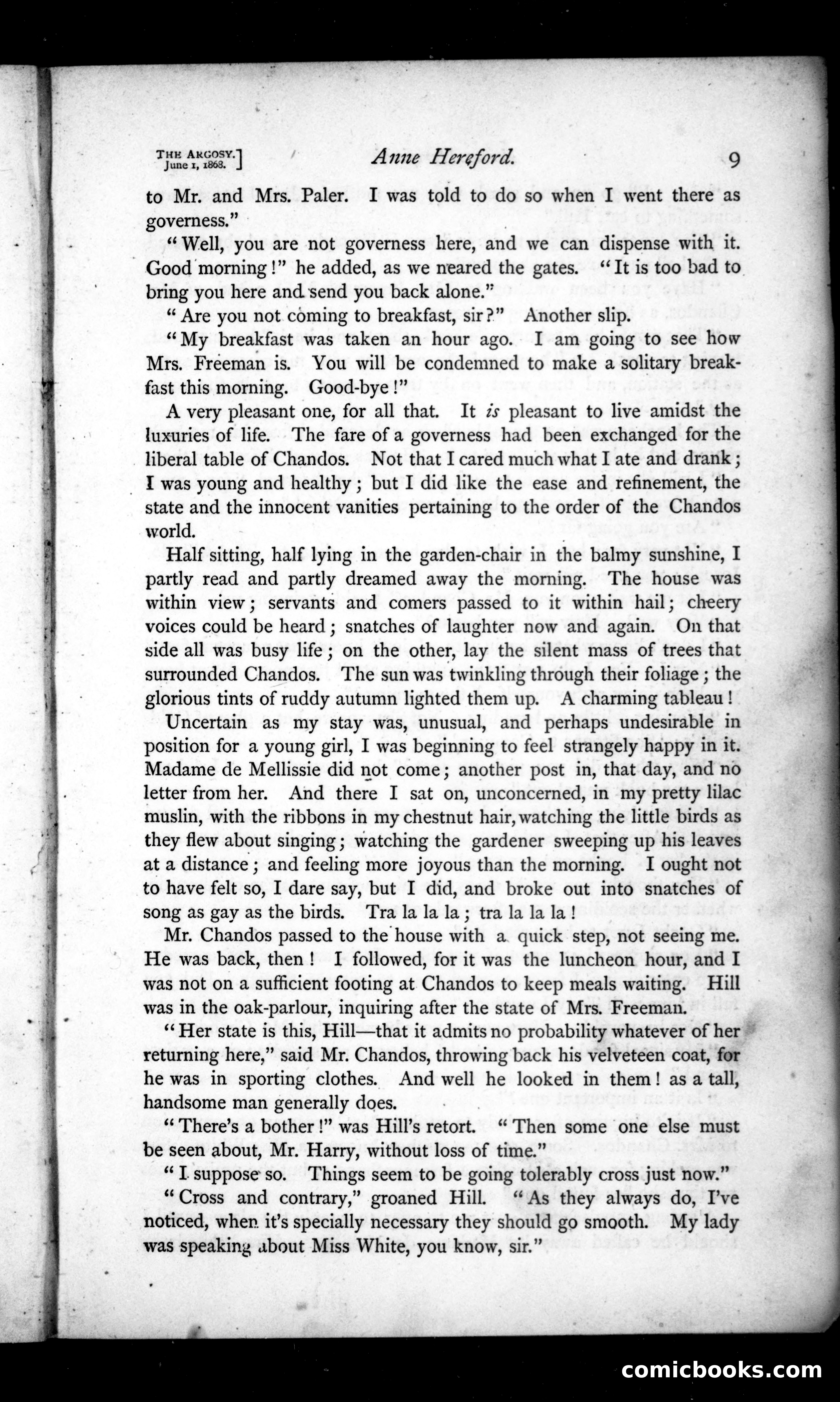 The Argosy, Vol. 6 — page 9 of 84