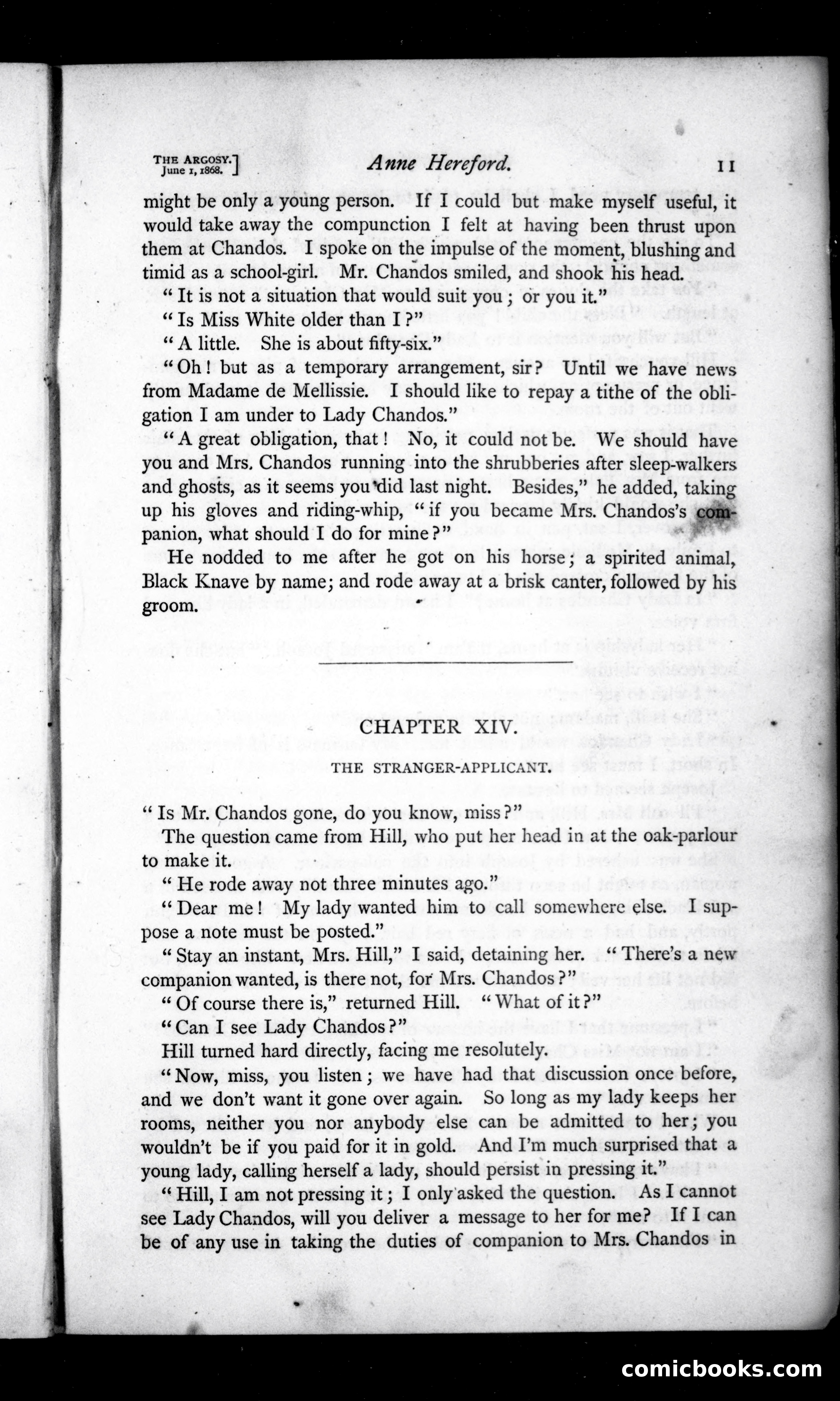 The Argosy, Vol. 6 — page 11 of 84