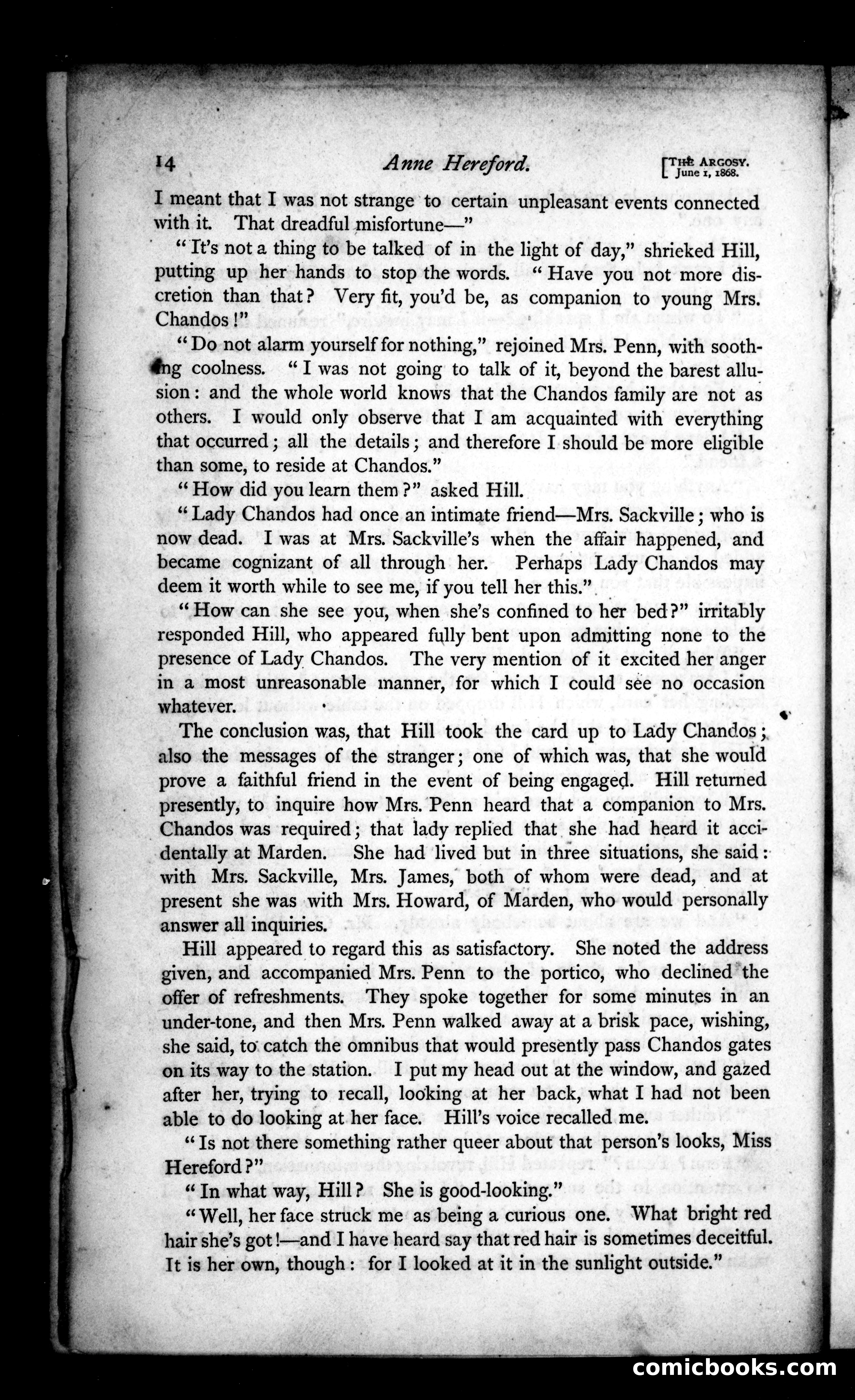 The Argosy, Vol. 6 — page 14 of 84