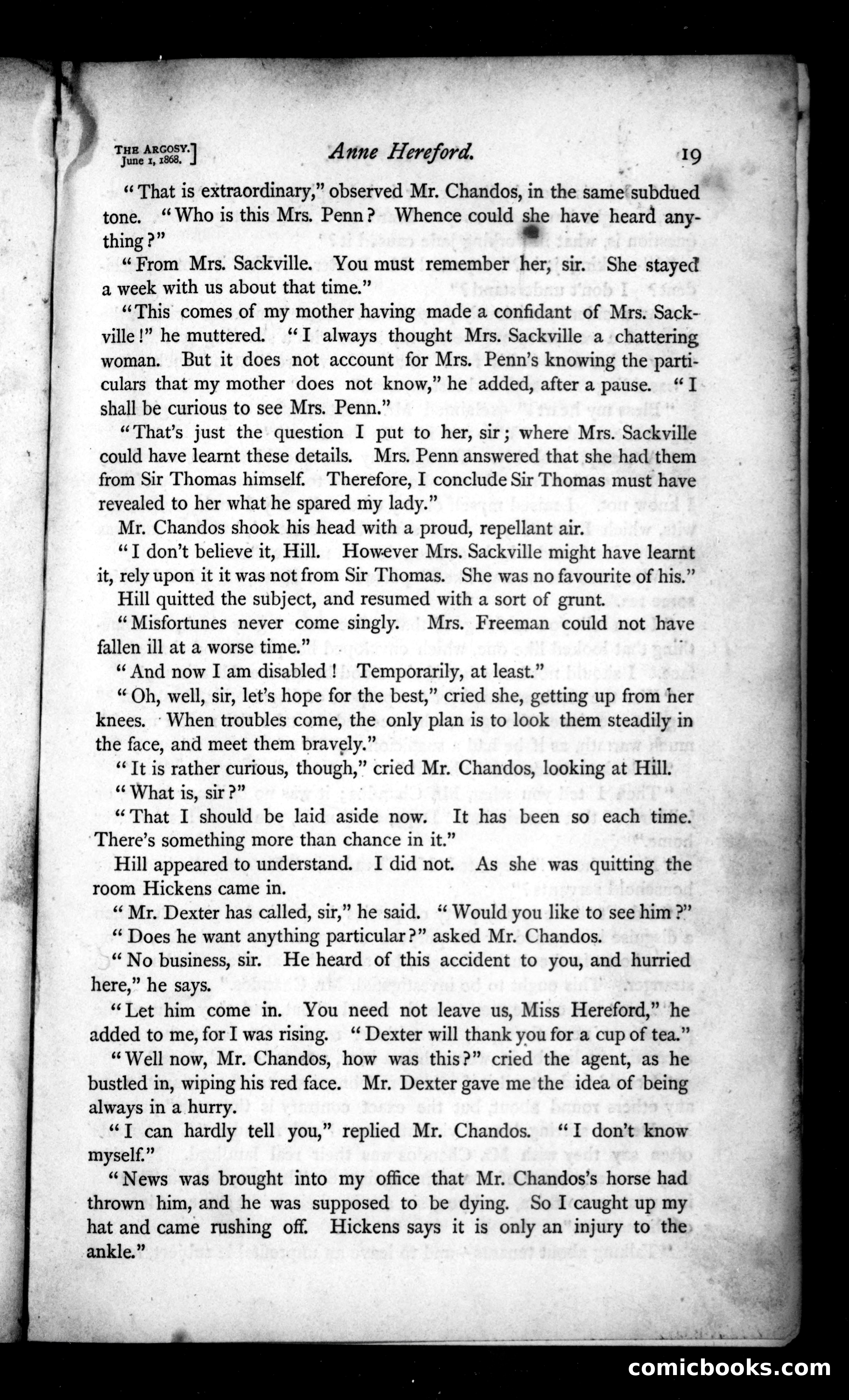 The Argosy, Vol. 6 — page 19 of 84