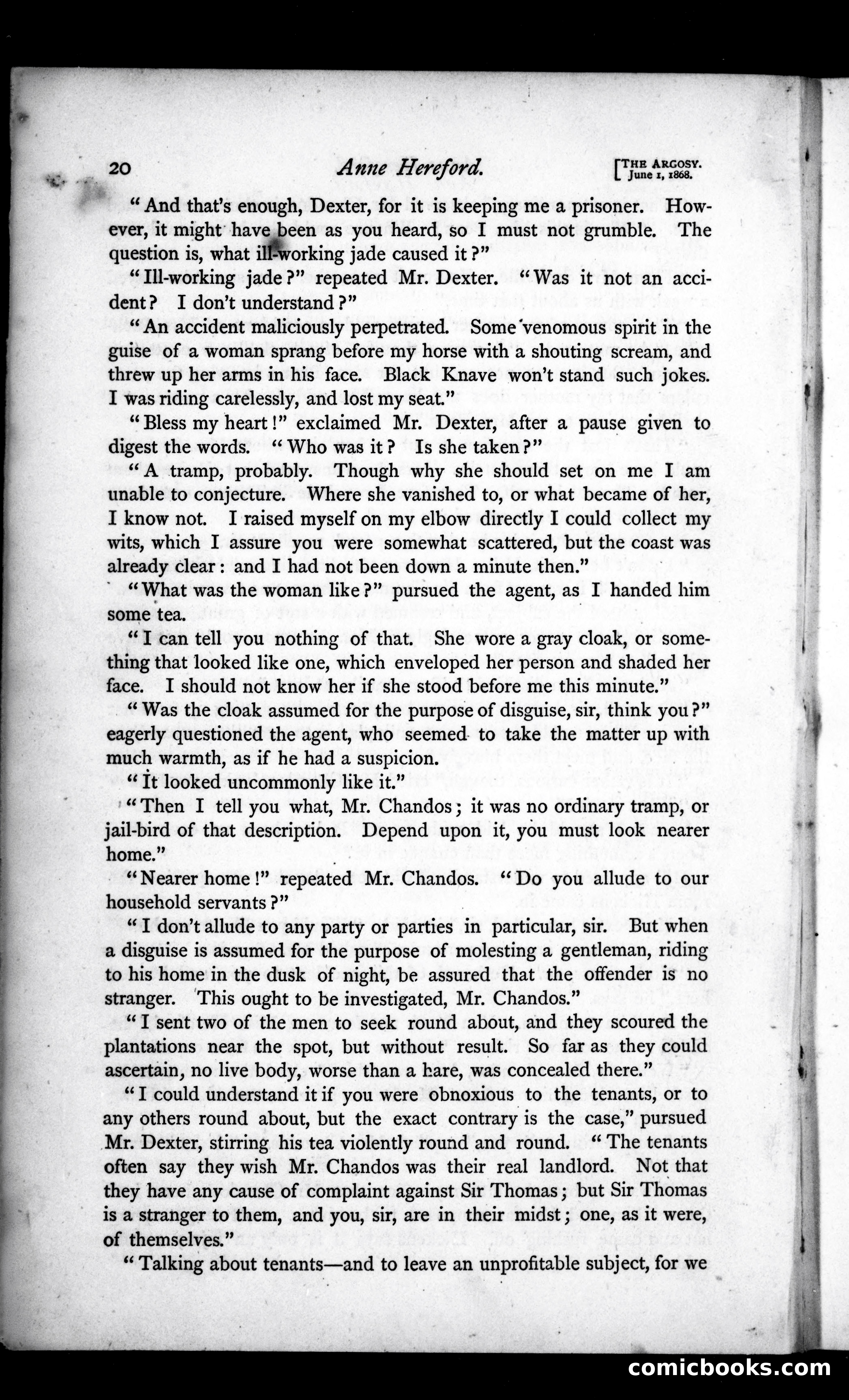 The Argosy, Vol. 6 — page 20 of 84