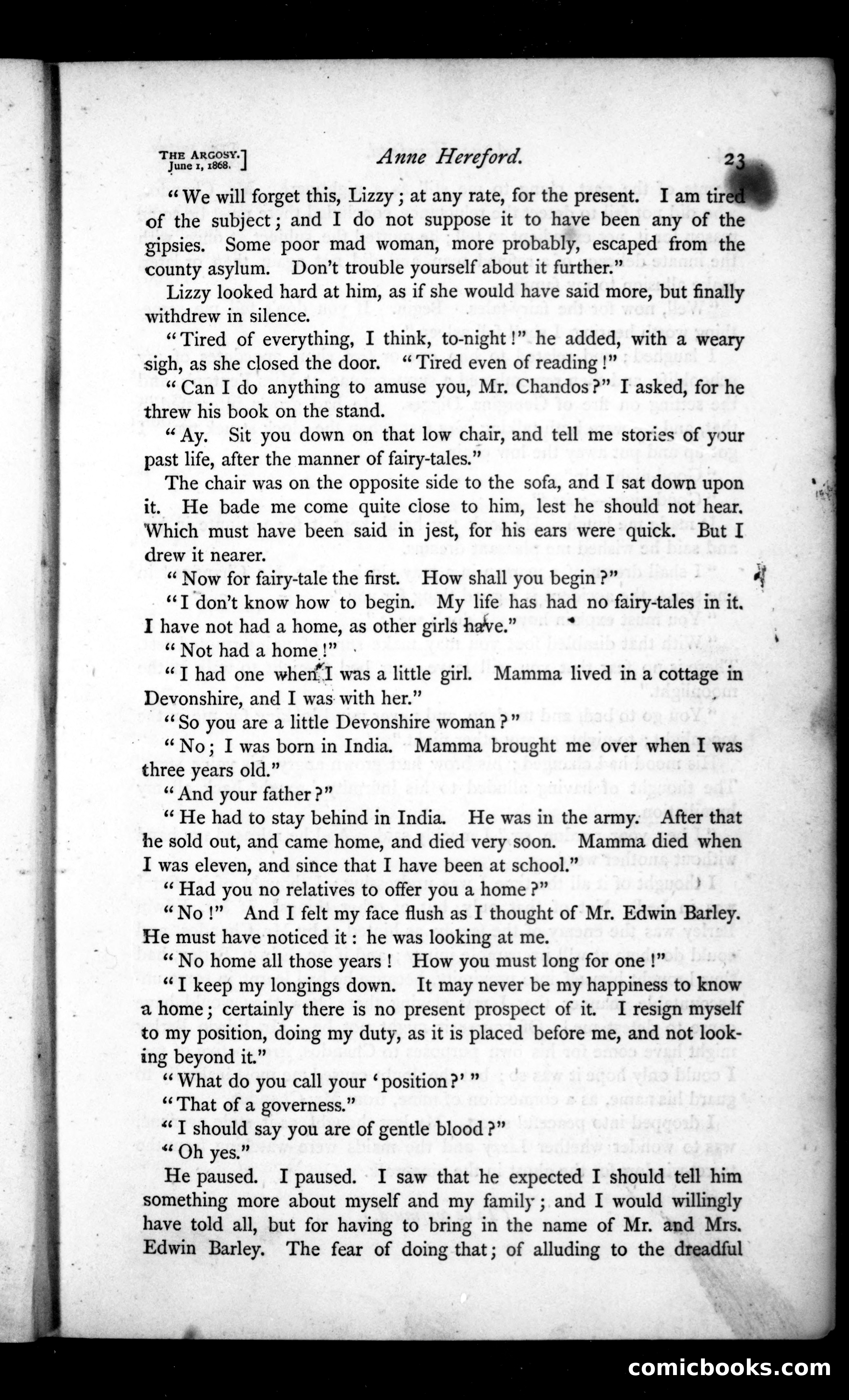 The Argosy, Vol. 6 — page 23 of 84