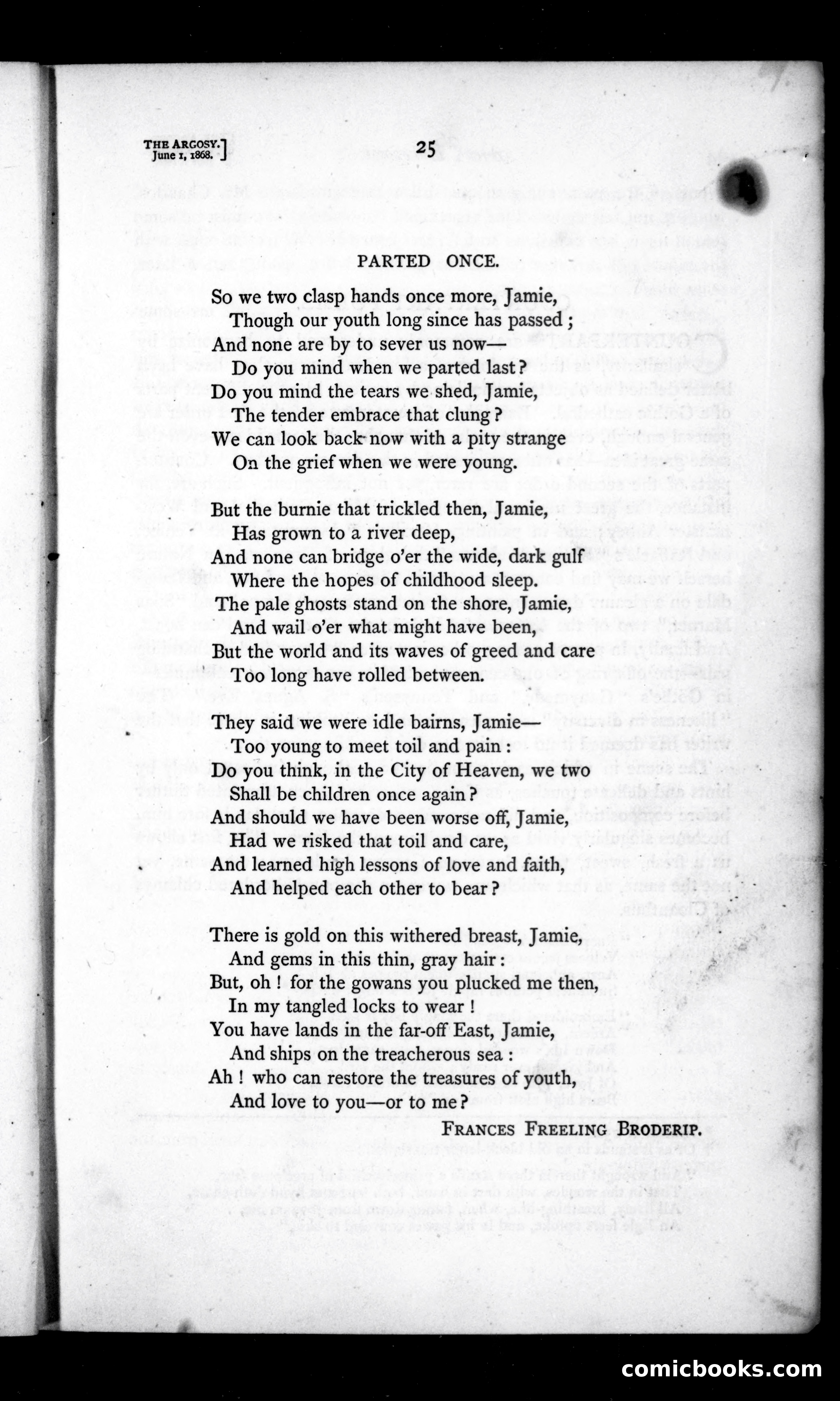 The Argosy, Vol. 6 — page 25 of 84