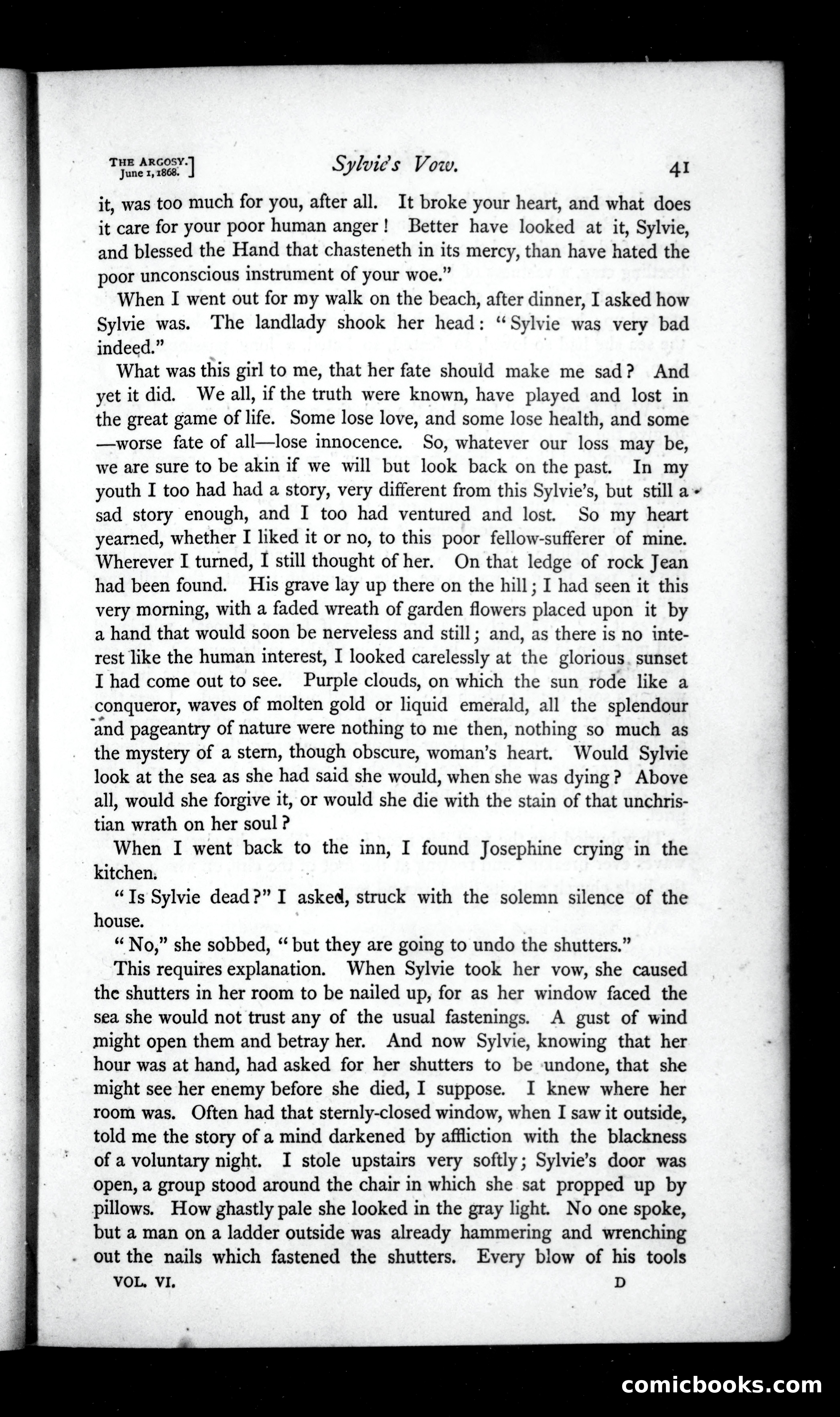The Argosy, Vol. 6 — page 41 of 84