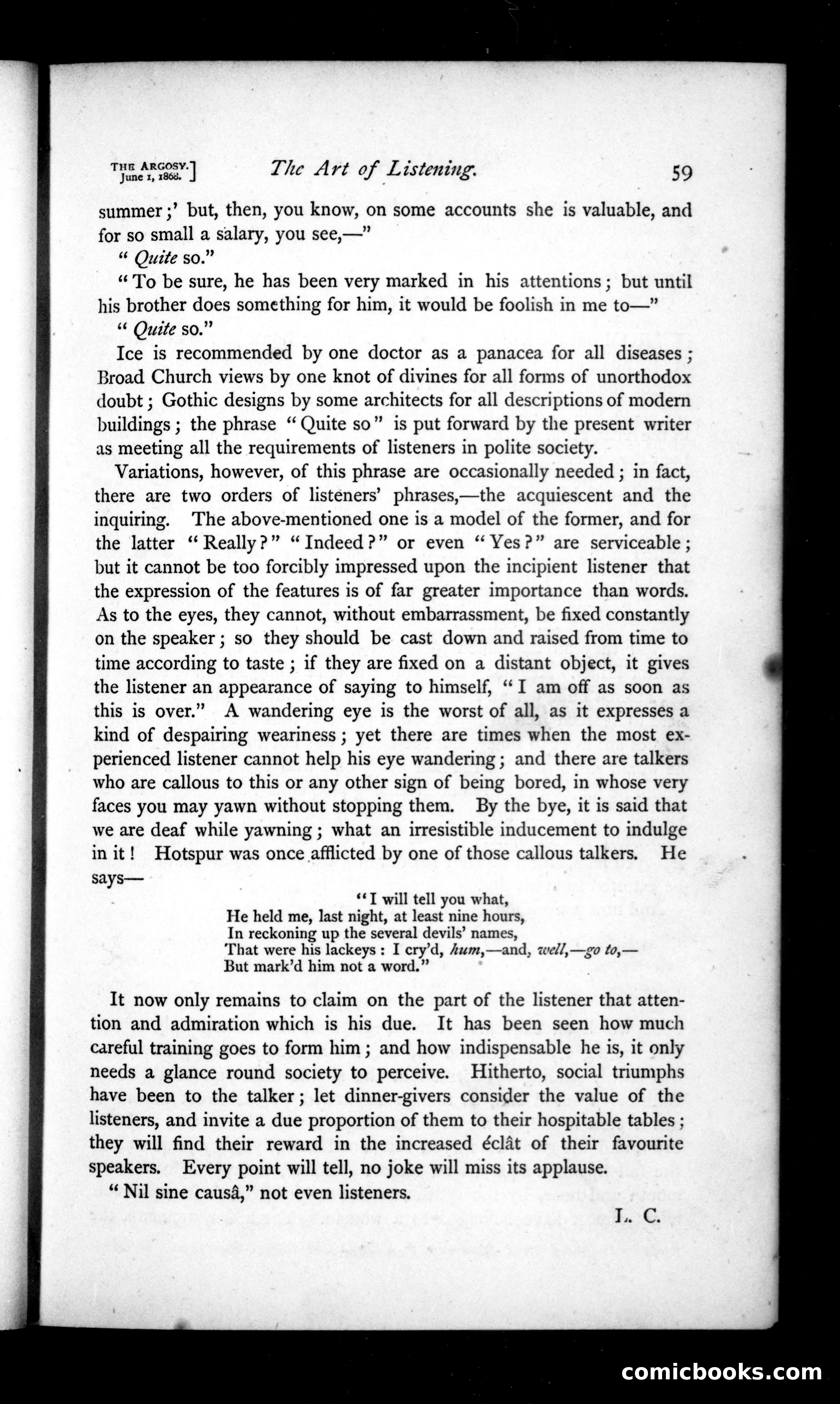 The Argosy, Vol. 6 — page 61 of 84