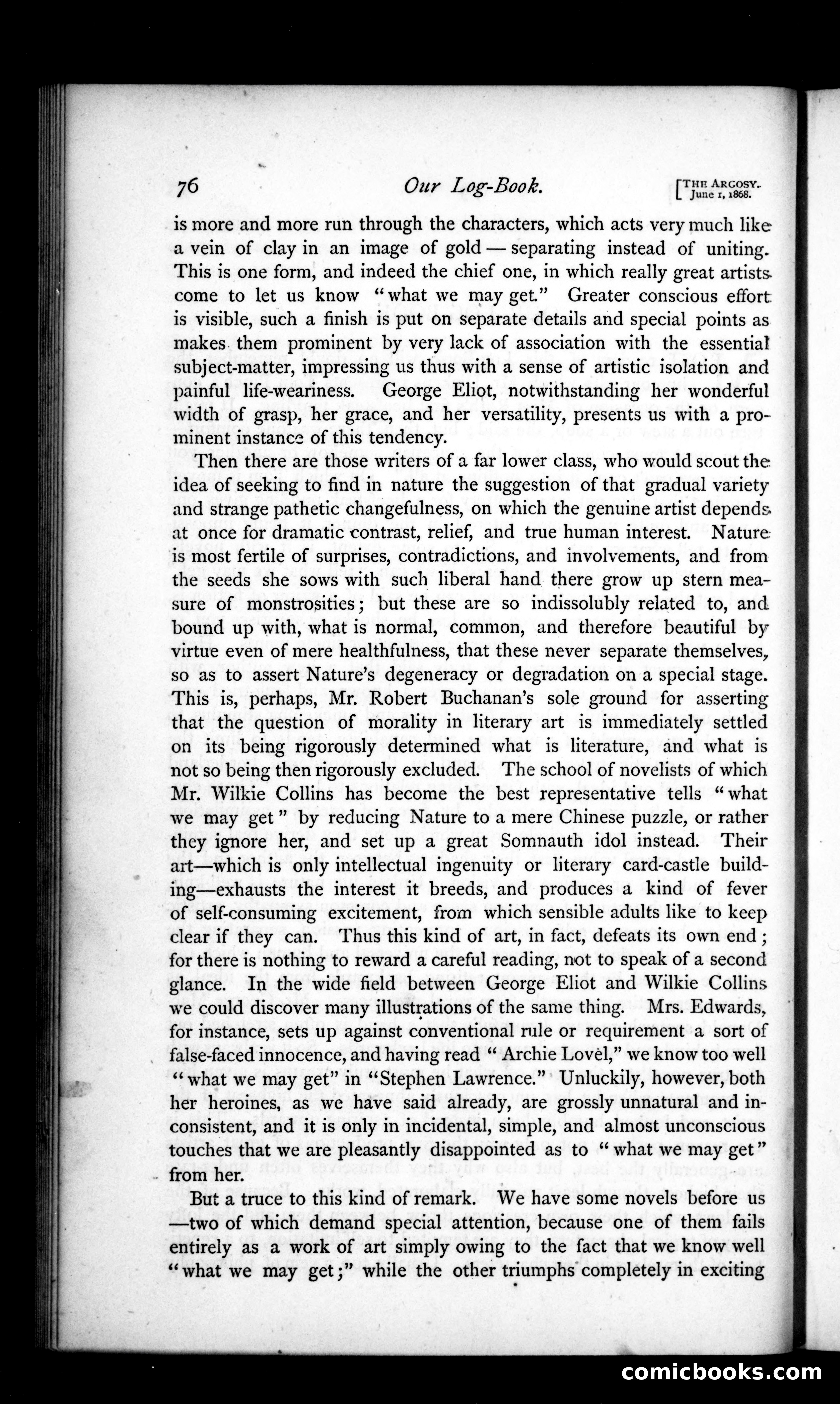 The Argosy, Vol. 6 — page 78 of 84