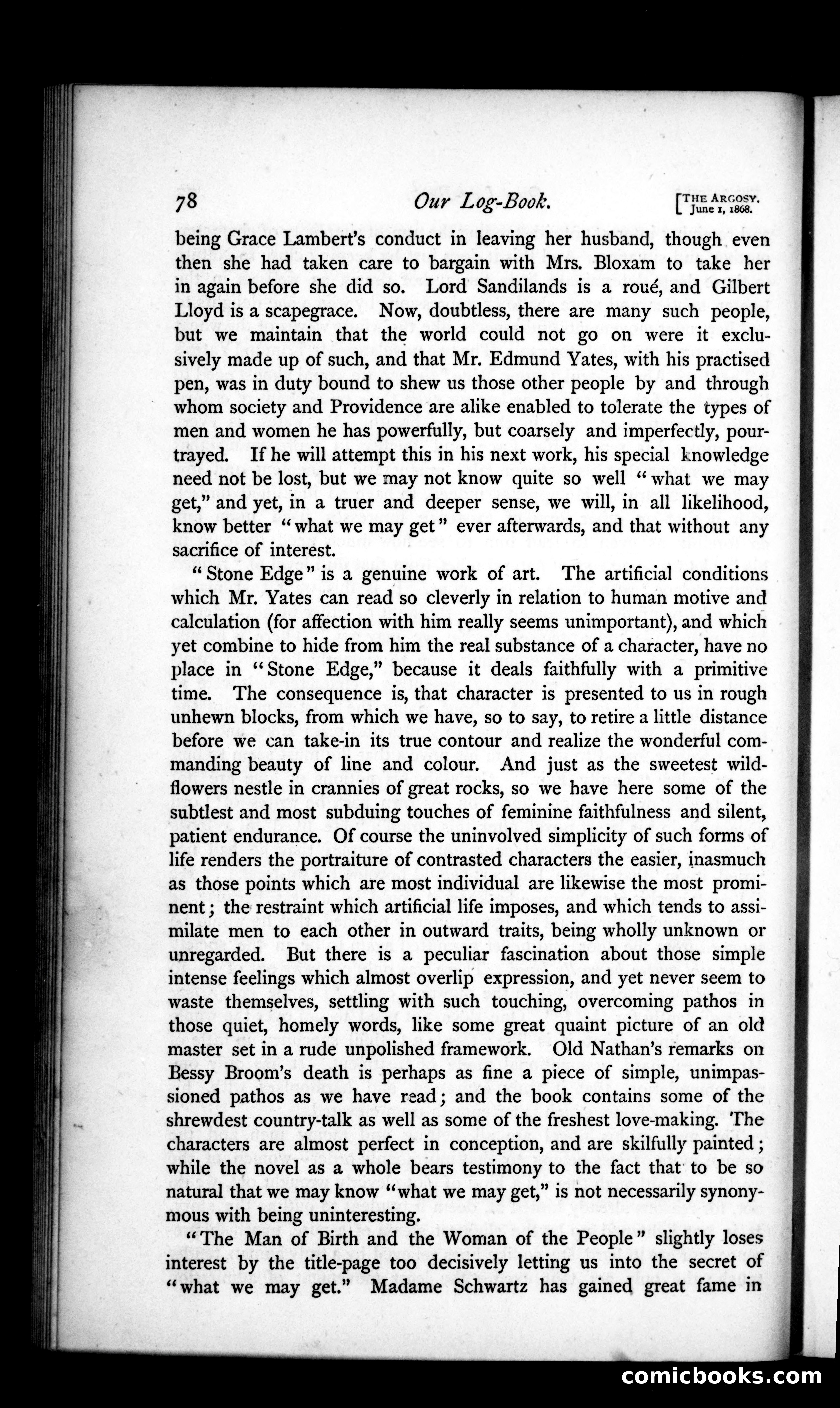 The Argosy, Vol. 6 — page 80 of 84