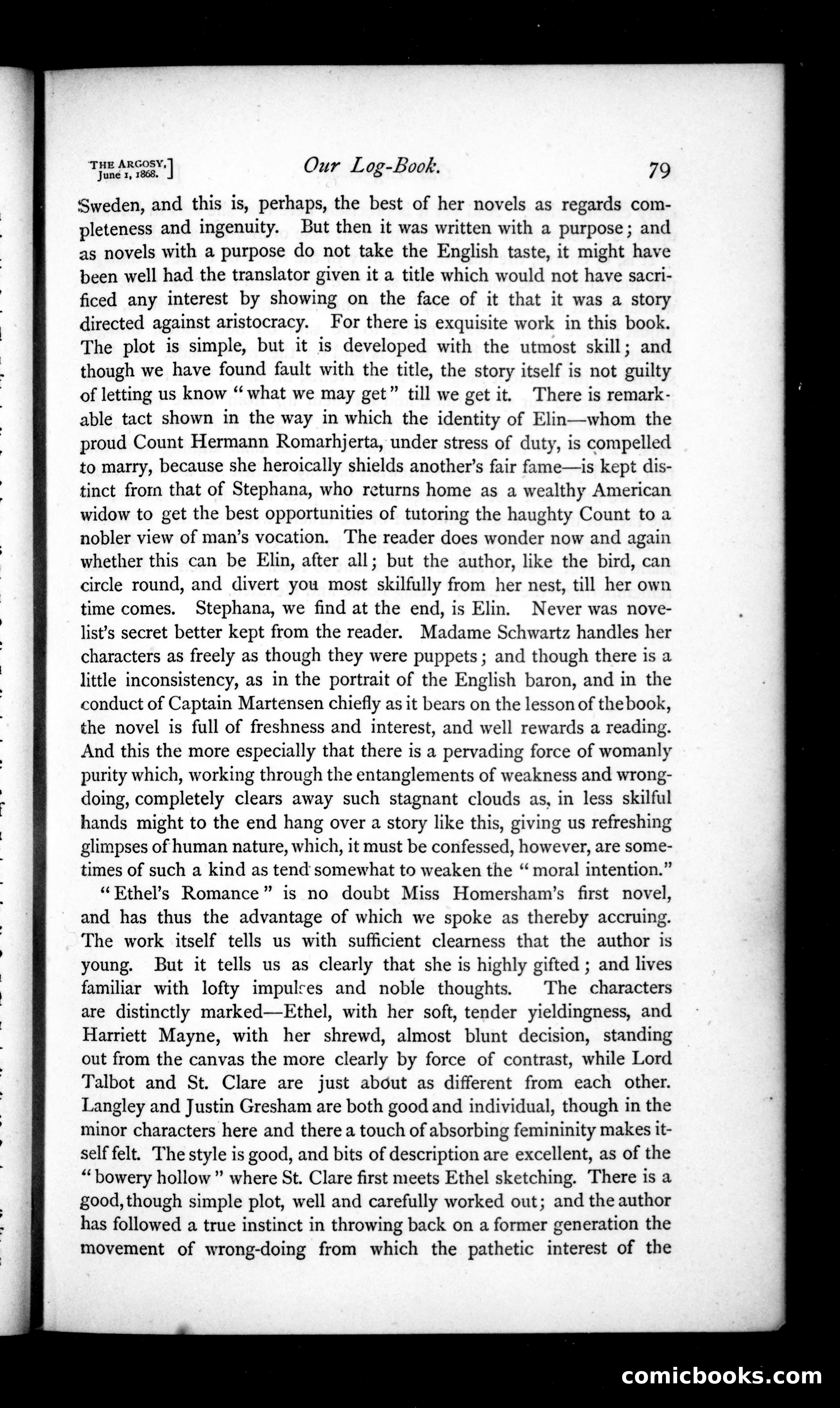 The Argosy, Vol. 6 — page 81 of 84