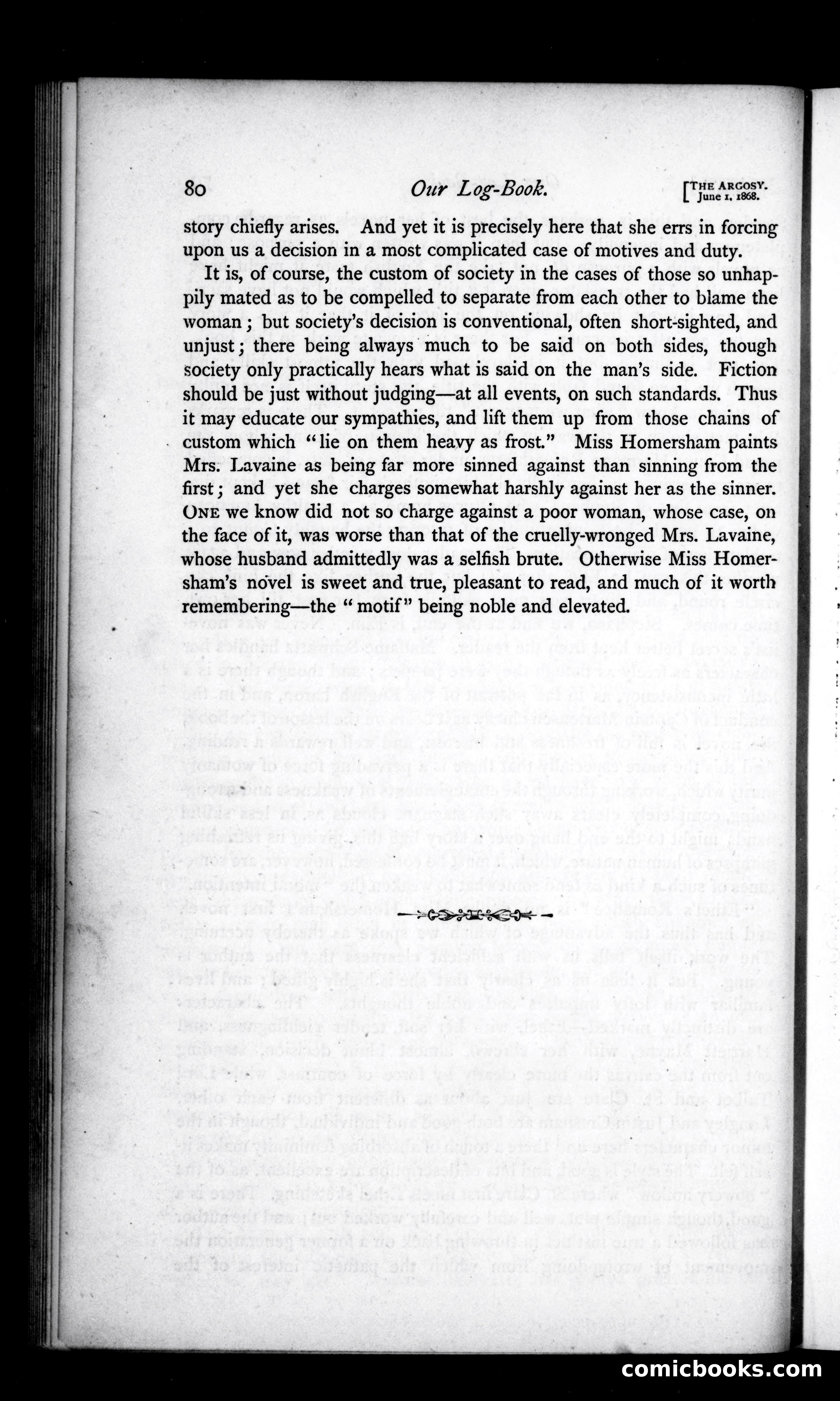 The Argosy, Vol. 6 — page 82 of 84