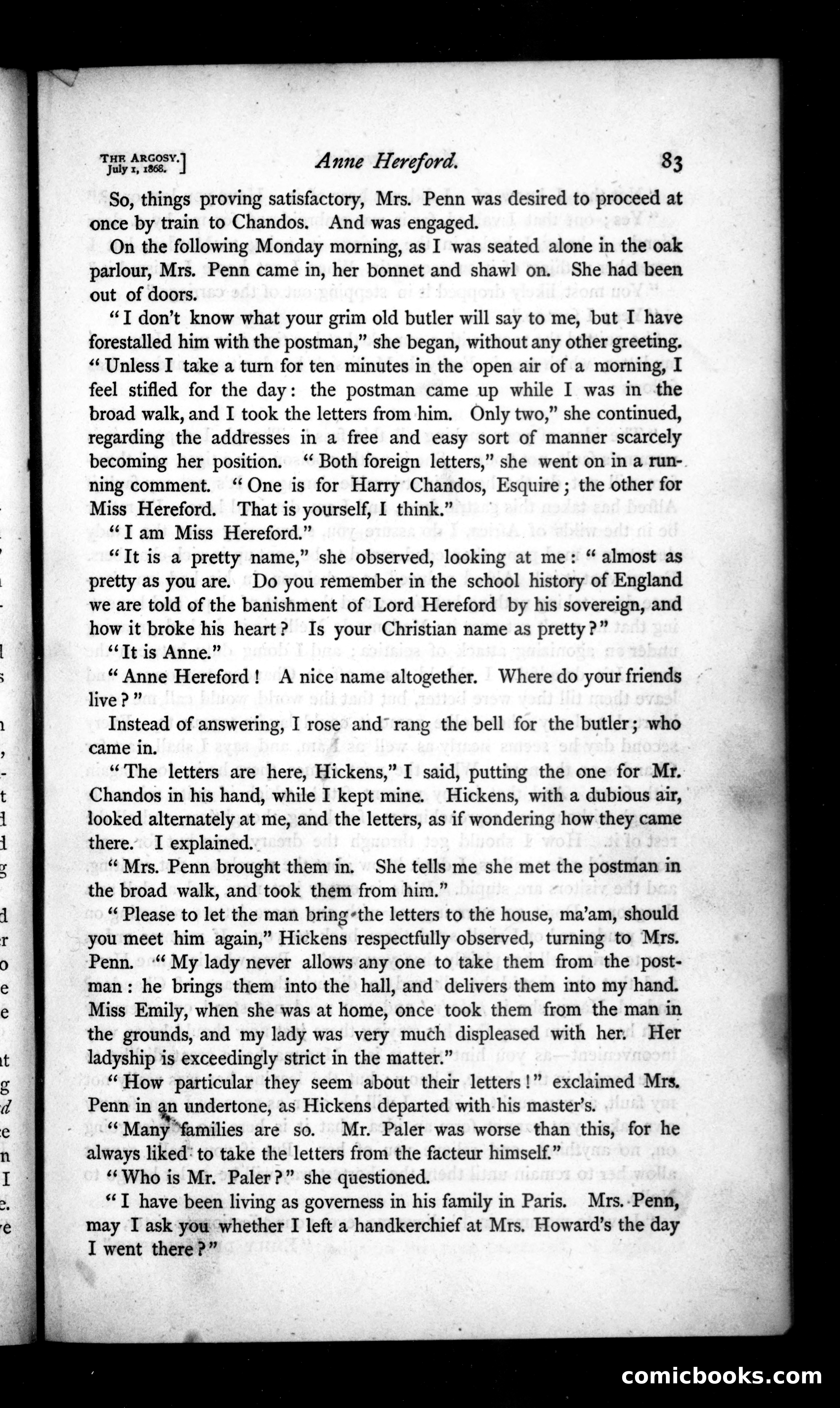 The Argosy, Vol. VI — page 3 of 84
