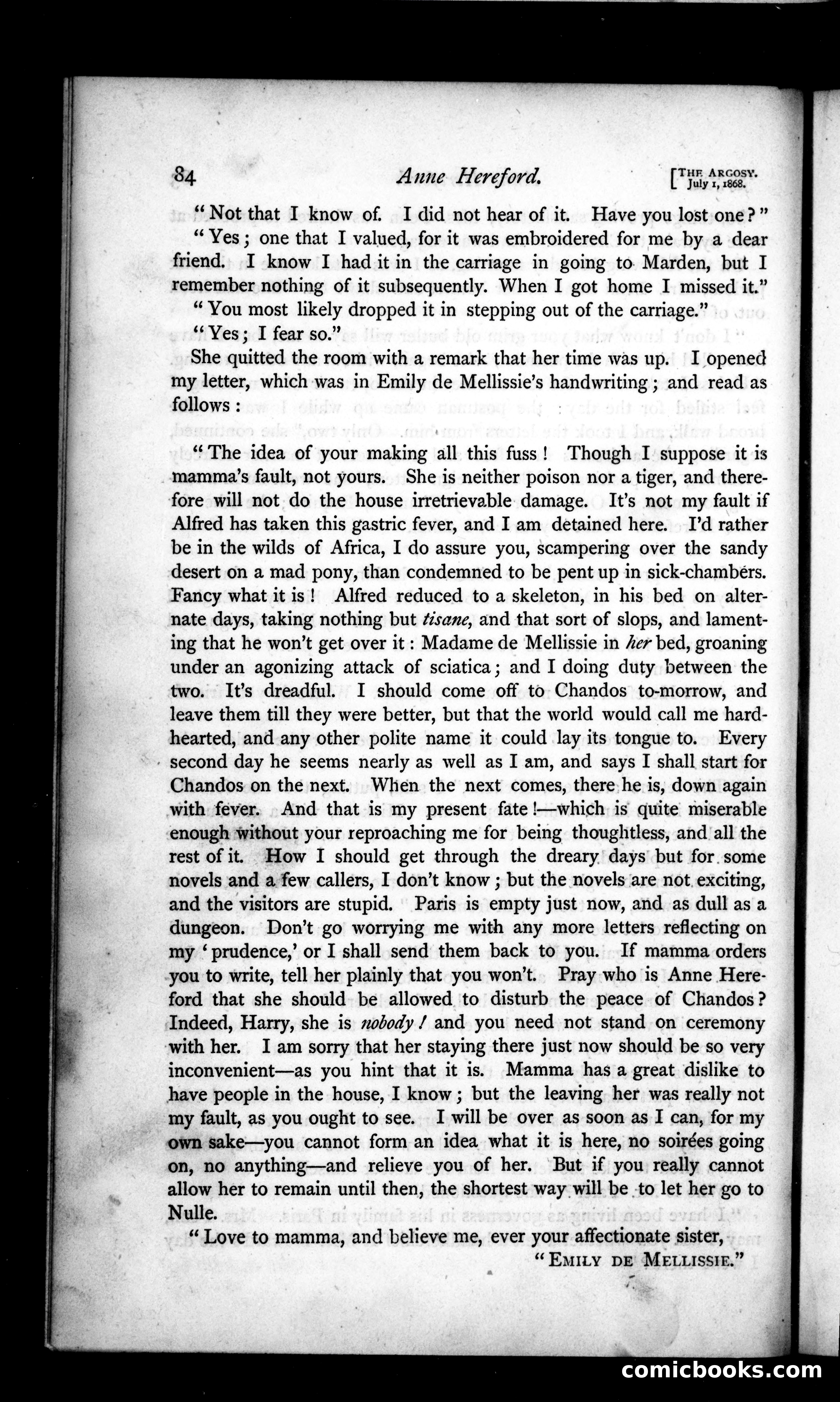 The Argosy, Vol. VI — page 4 of 84