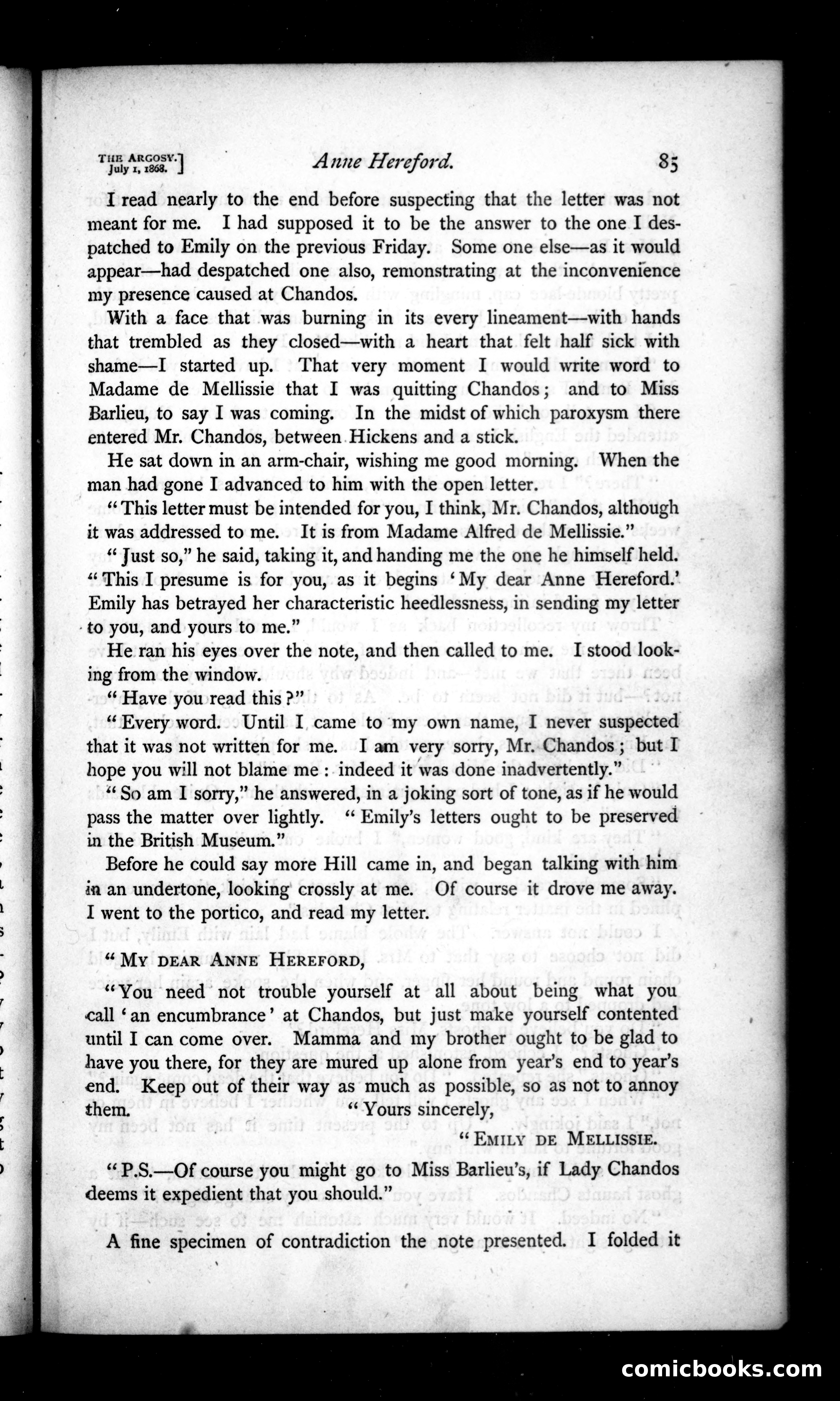 The Argosy, Vol. VI — page 5 of 84