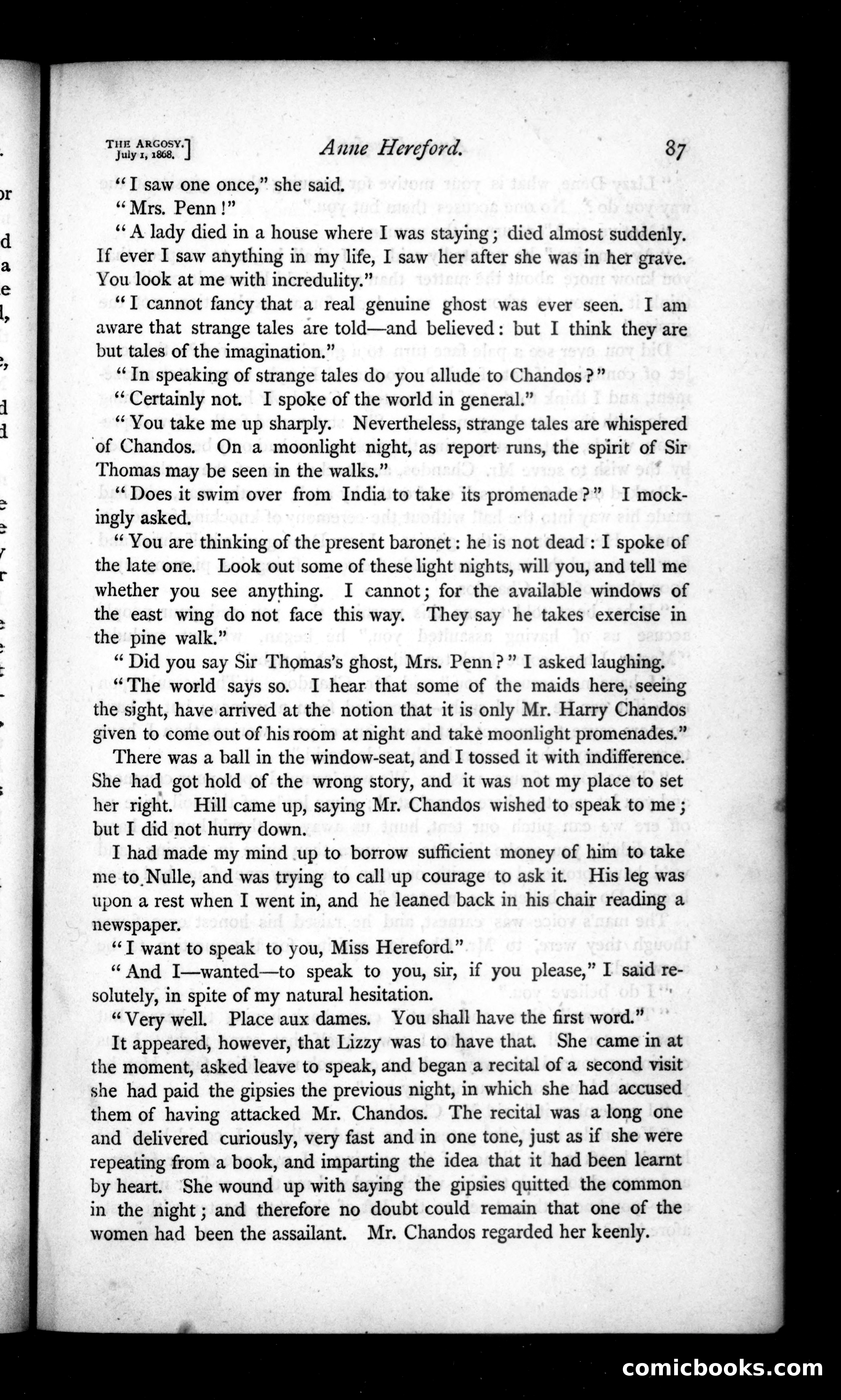 The Argosy, Vol. VI — page 7 of 84