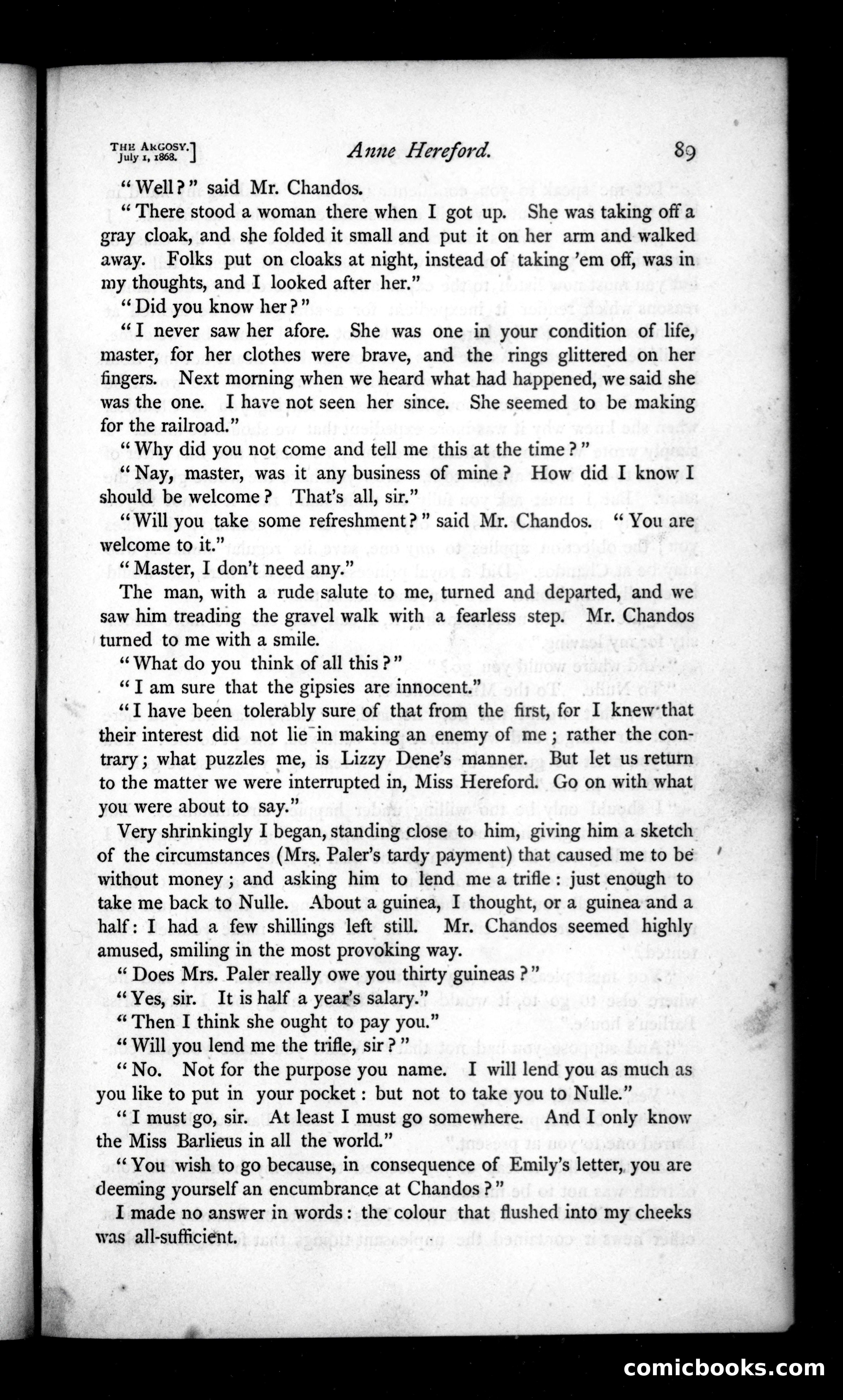 The Argosy, Vol. VI — page 9 of 84