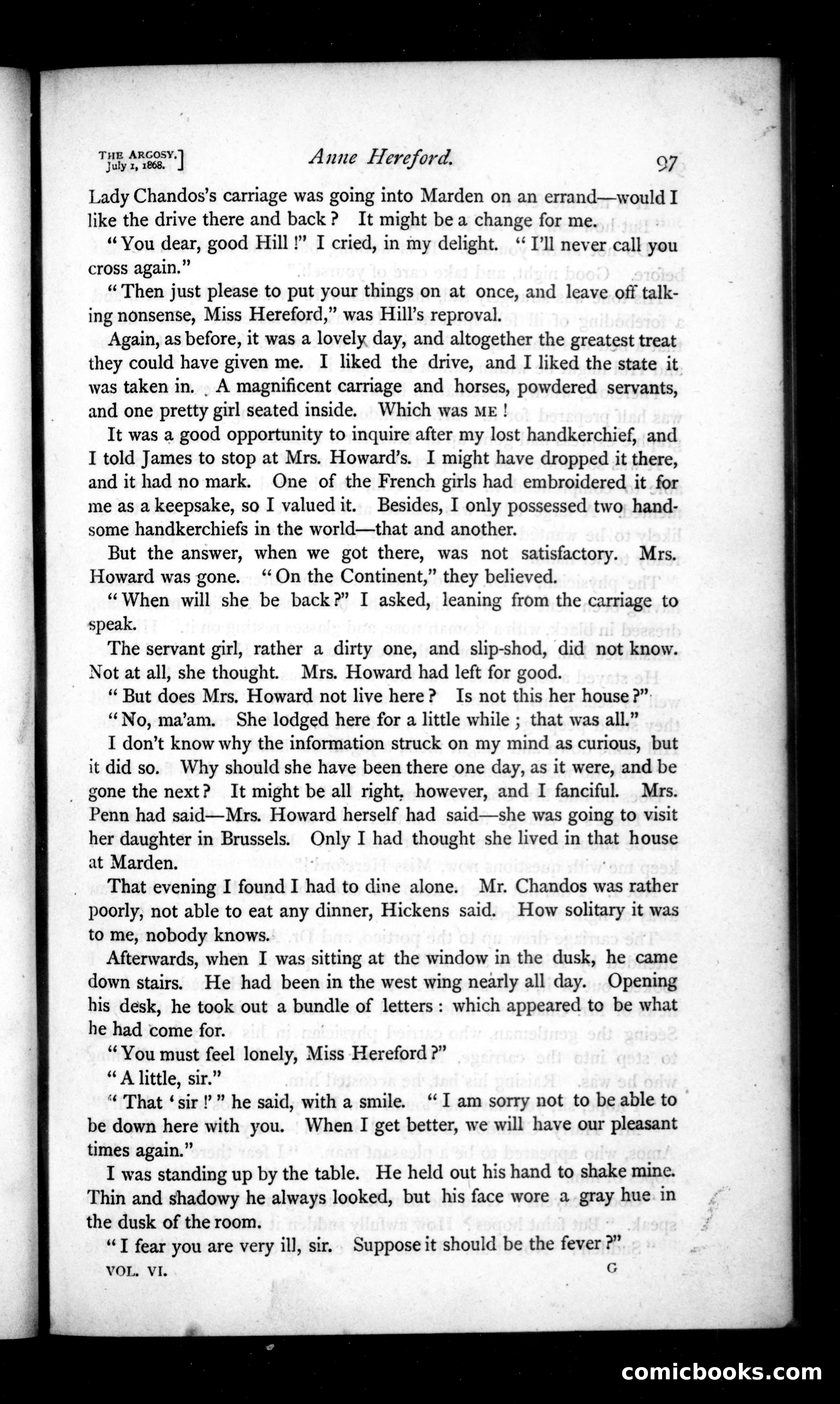 The Argosy, Vol. VI — page 17 of 84