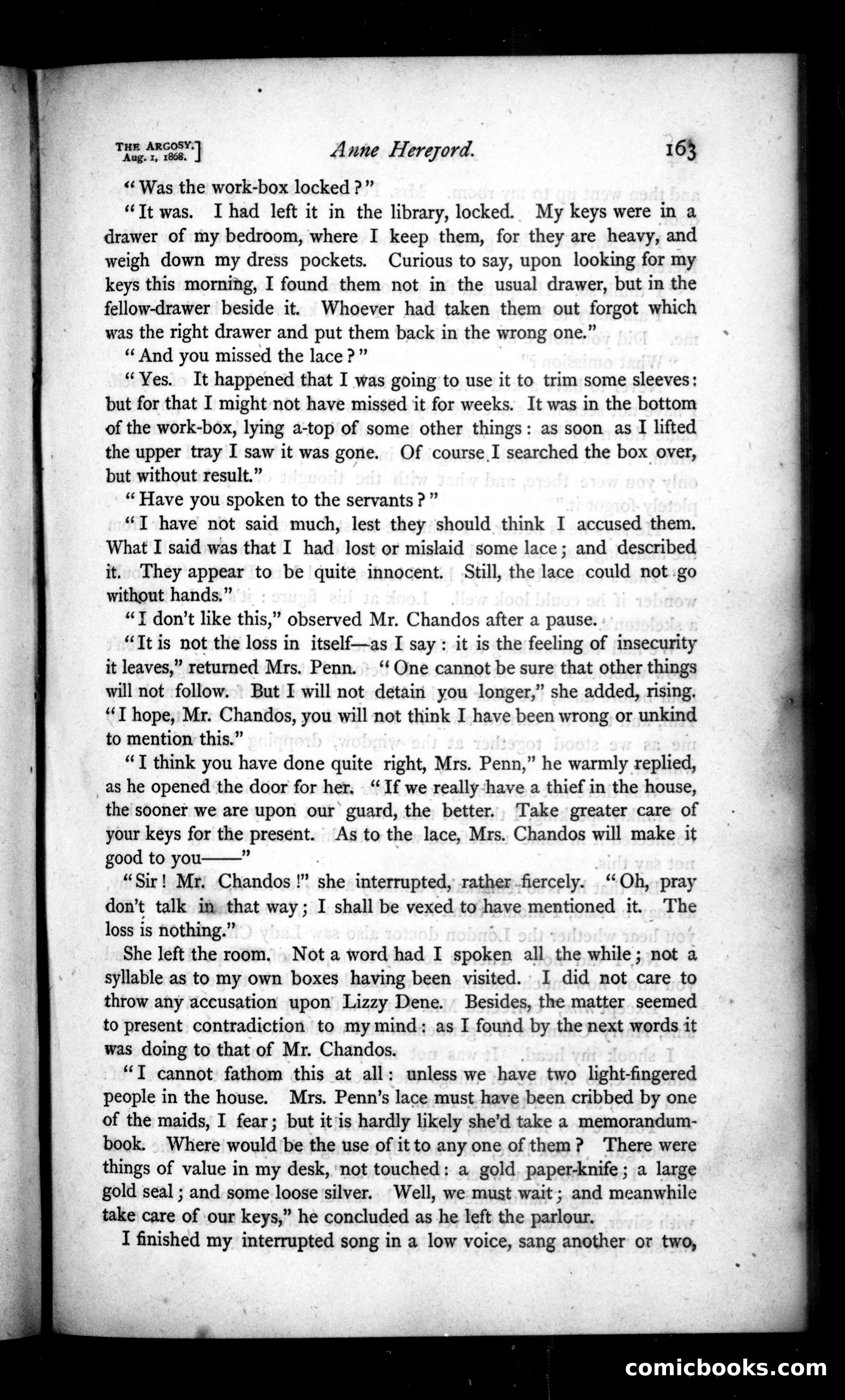The Argosy, Vol. 6 — page 3 of 82