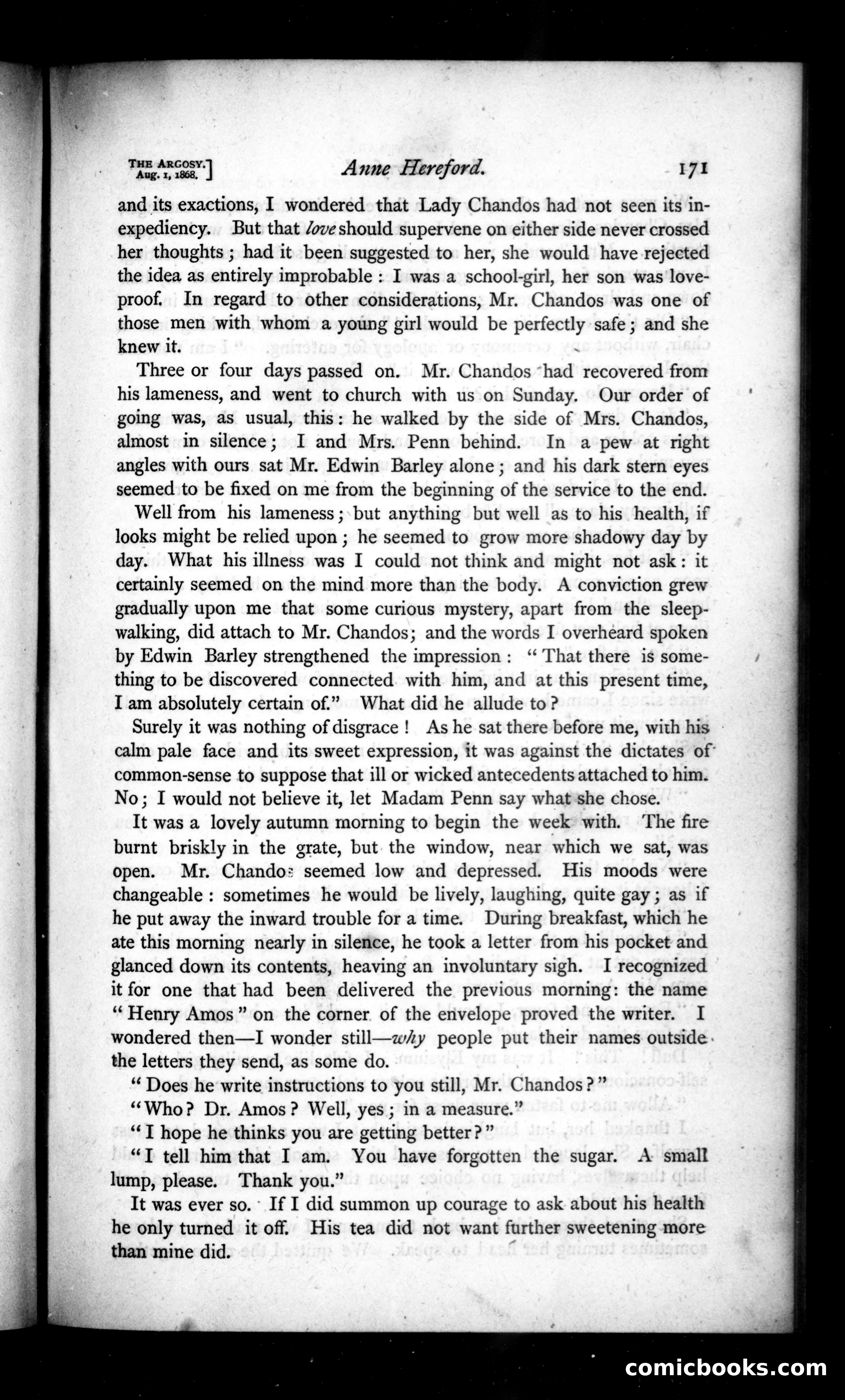 The Argosy, Vol. 6 — page 11 of 82