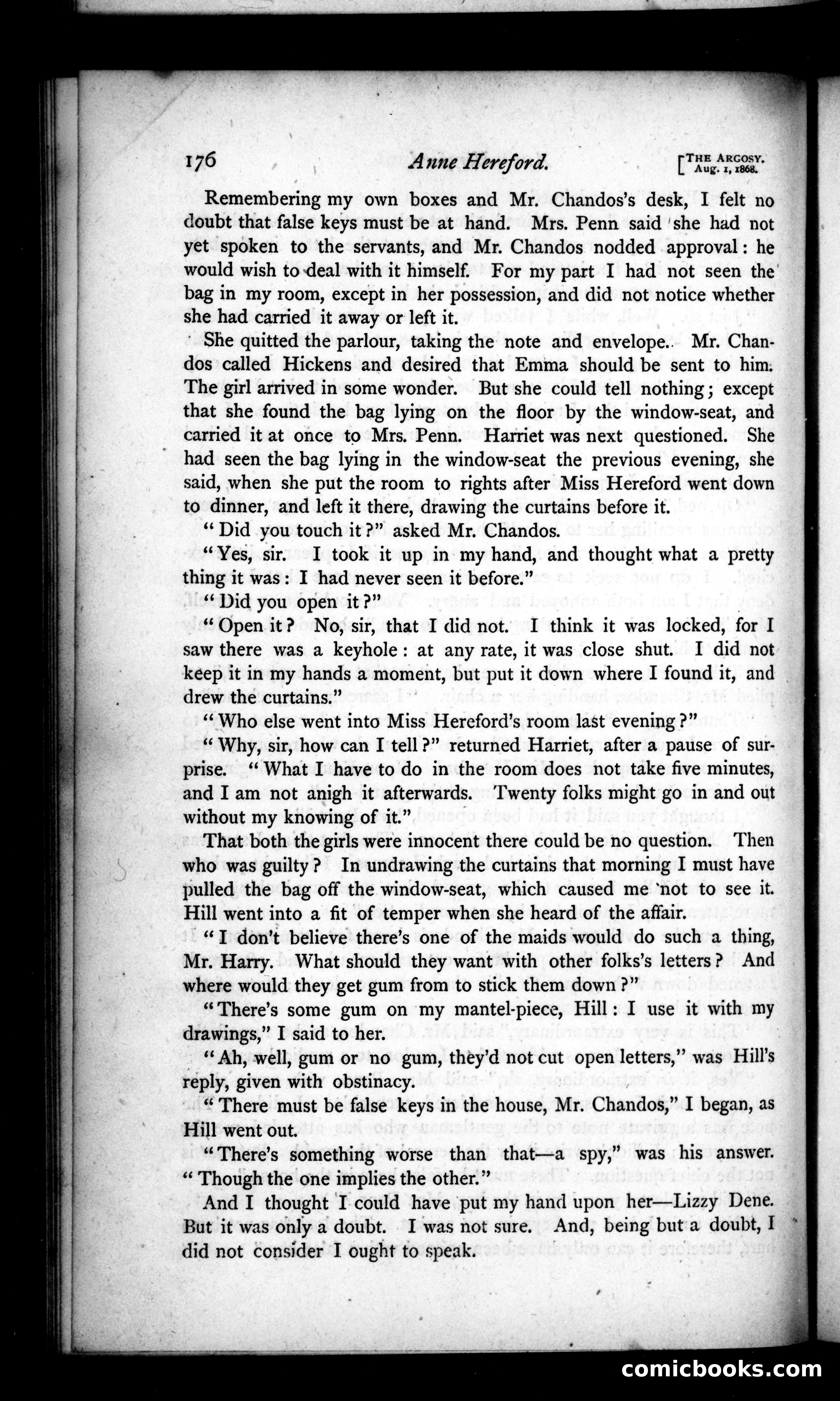 The Argosy, Vol. 6 — page 16 of 82