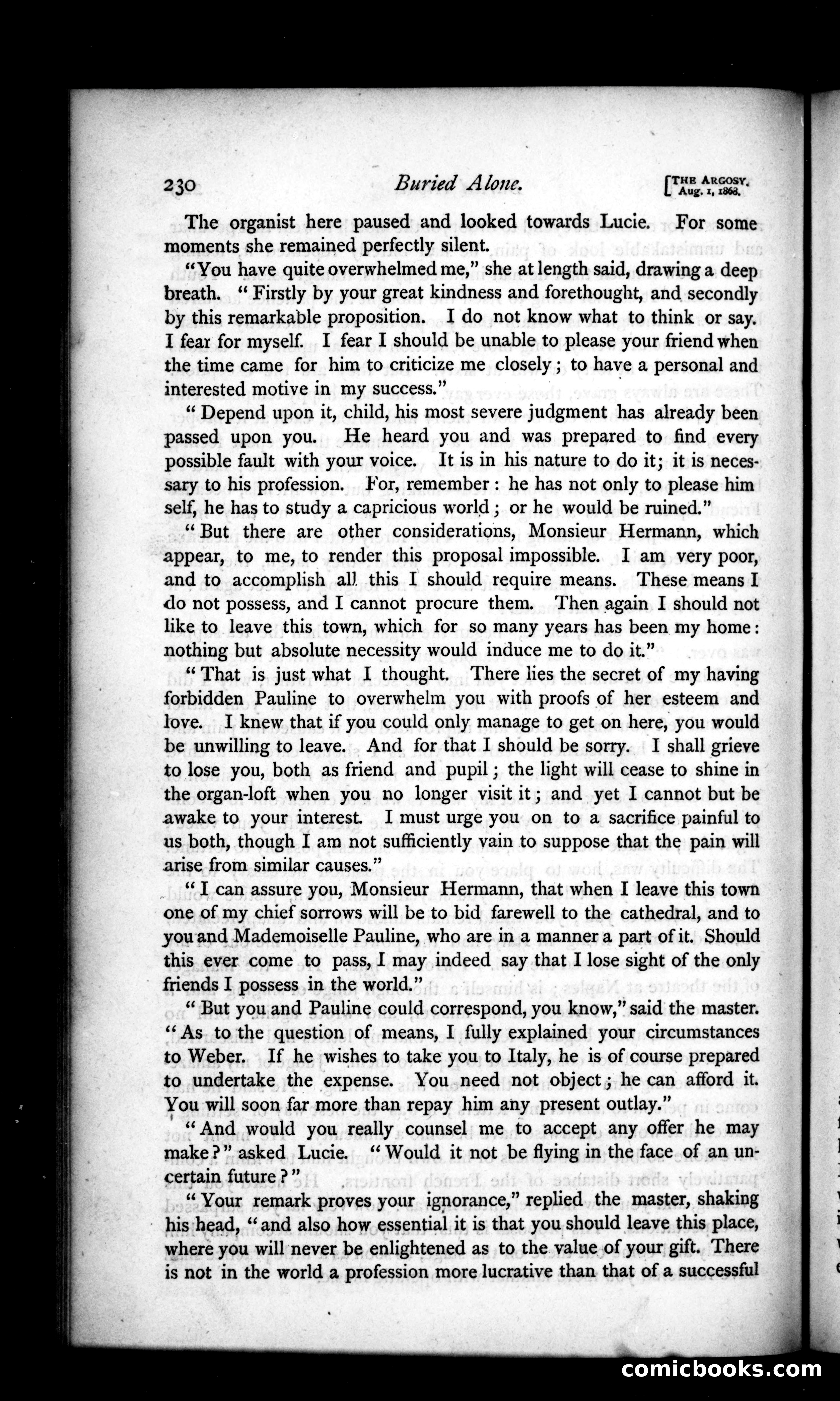 The Argosy, Vol. 6 — page 70 of 82
