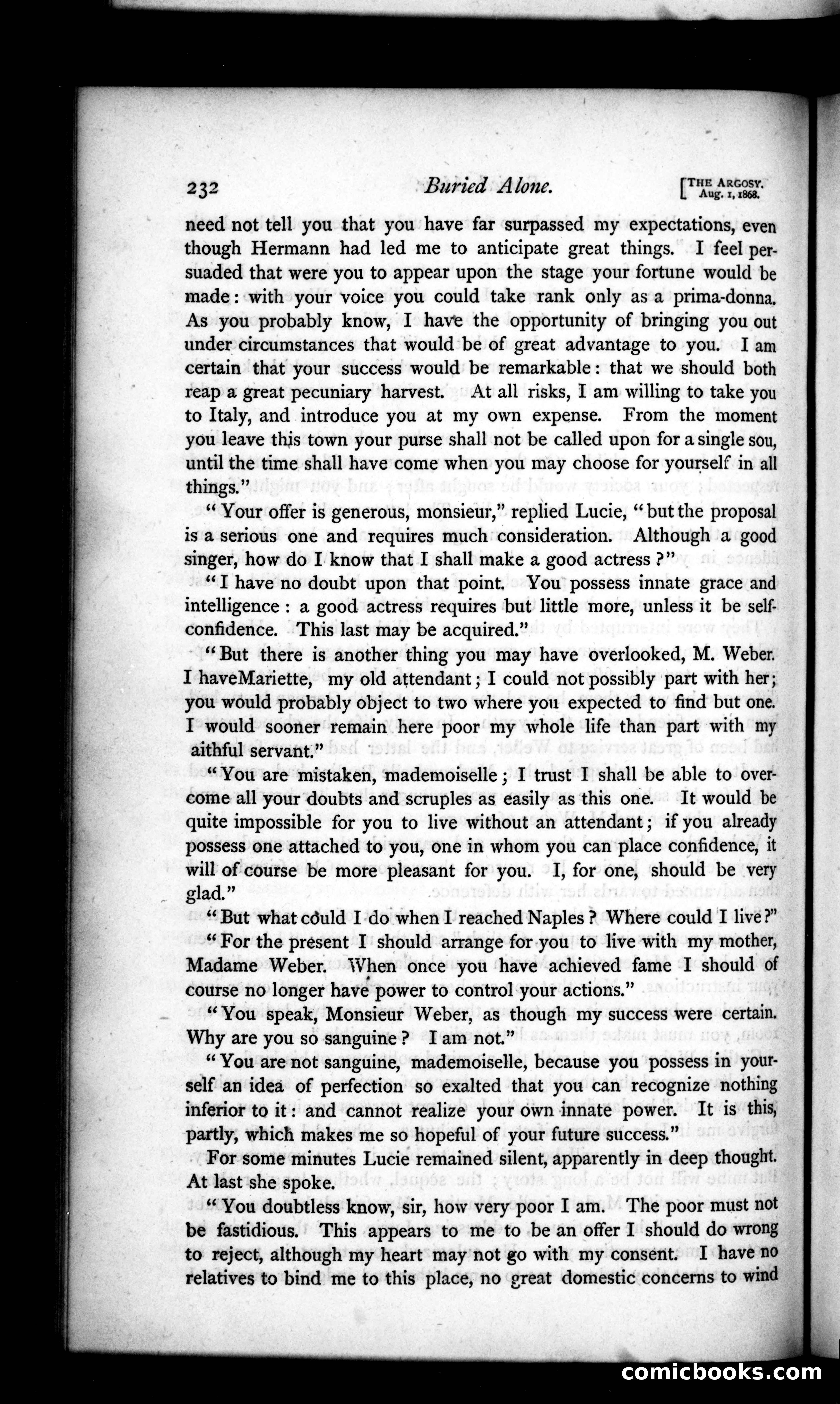 The Argosy, Vol. 6 — page 72 of 82