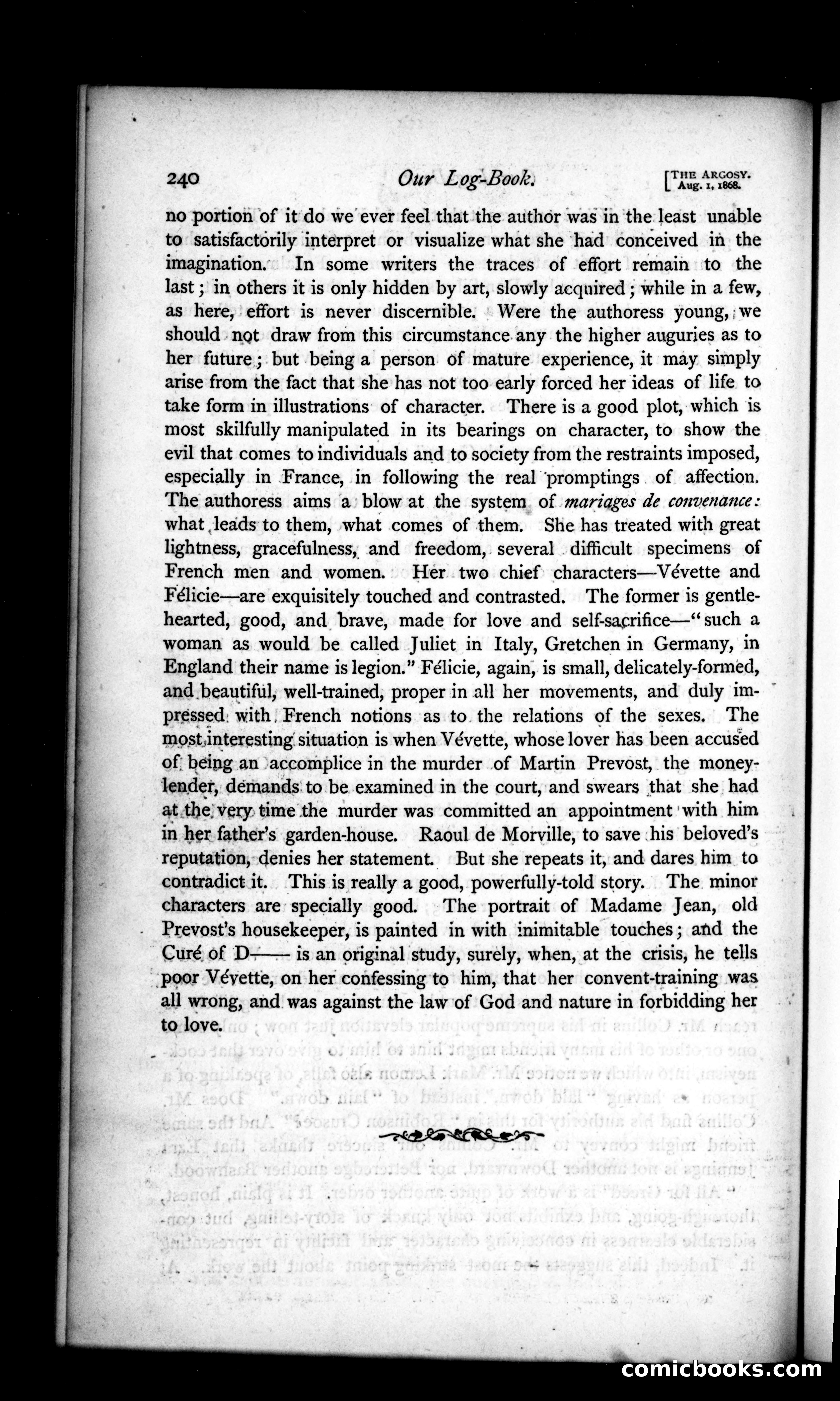 The Argosy, Vol. 6 — page 80 of 82