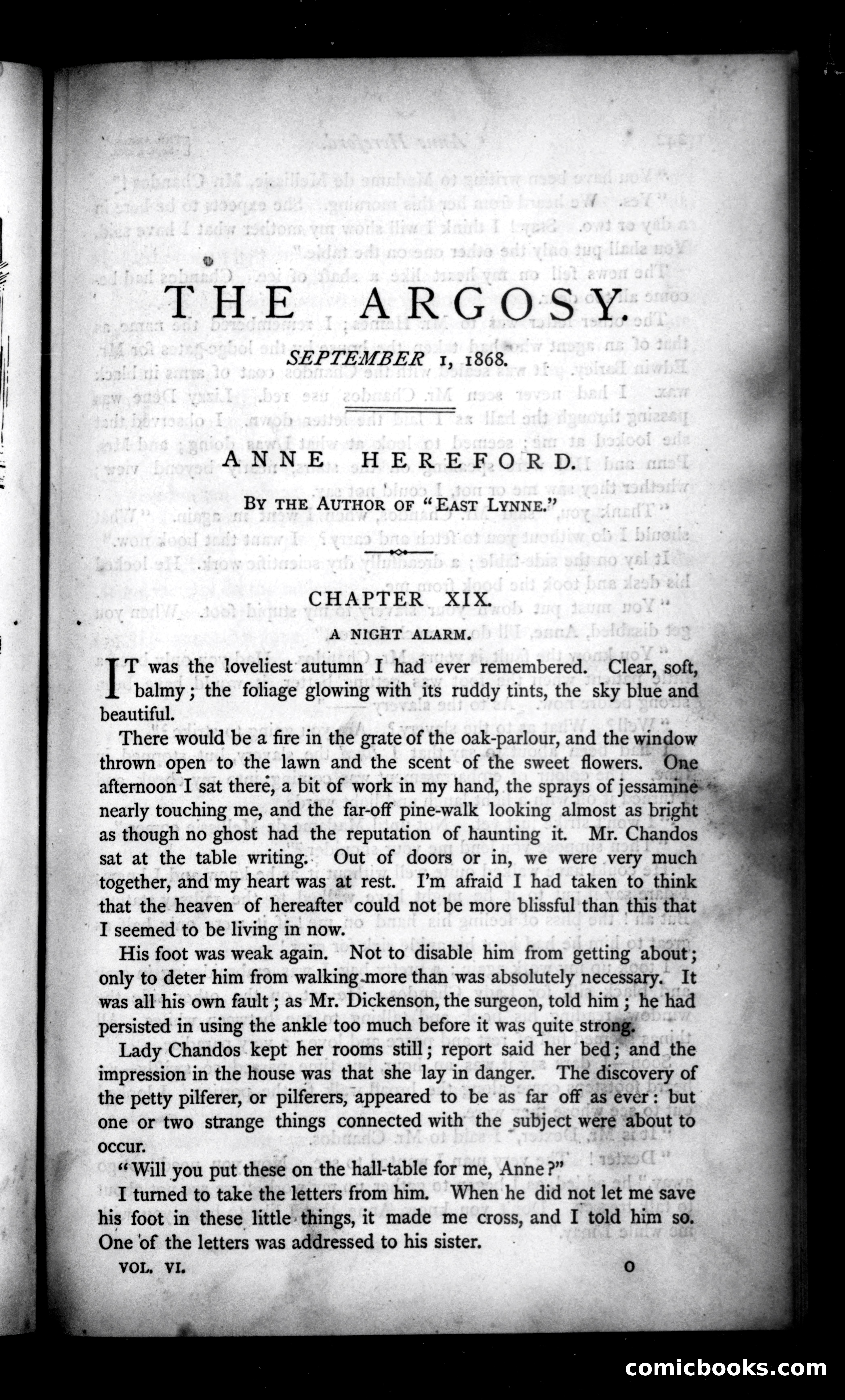 The Argosy, Vol. VI, September 1, 1868 — page 1 of 84