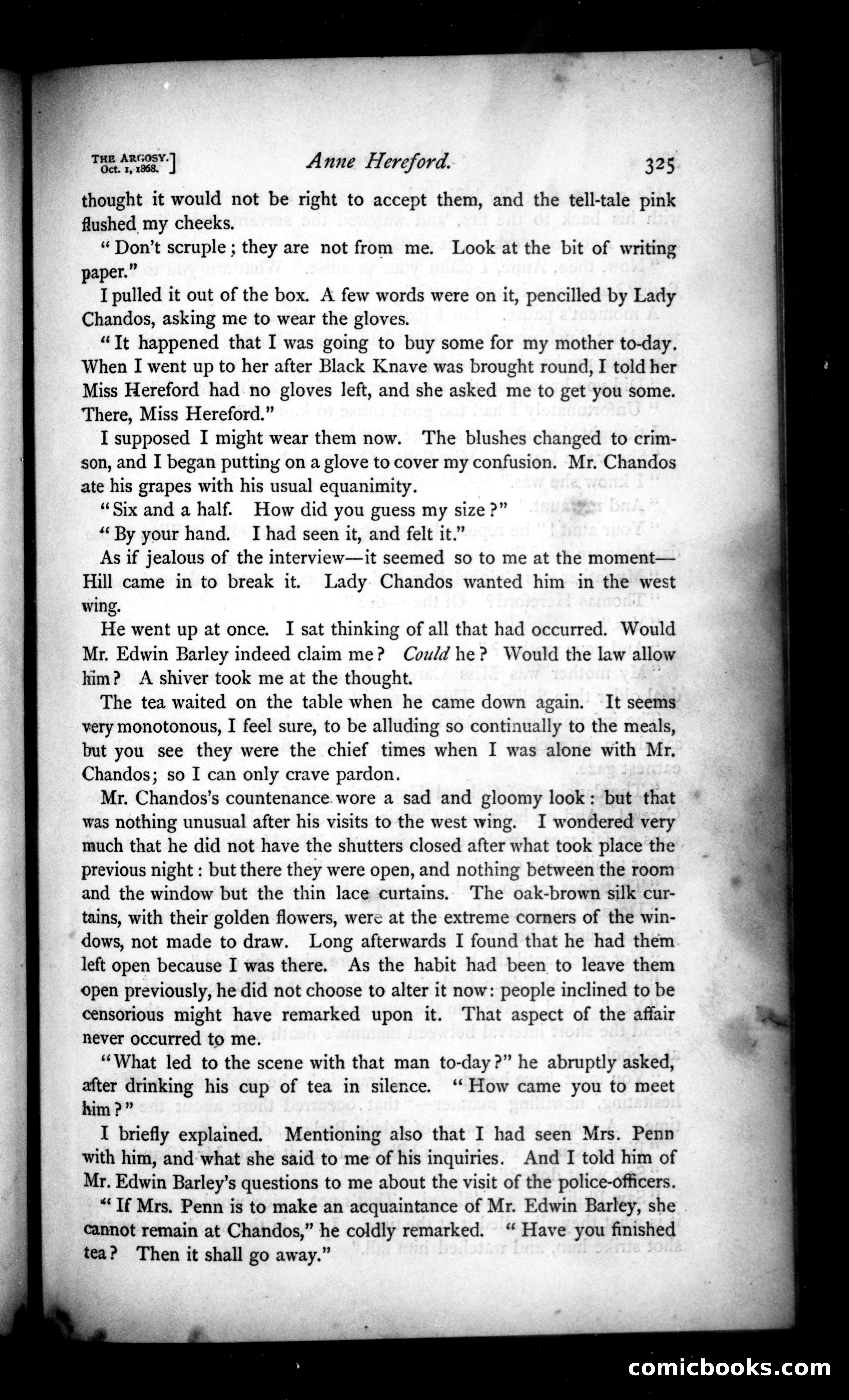The Argosy, Vol. VI — page 5 of 86