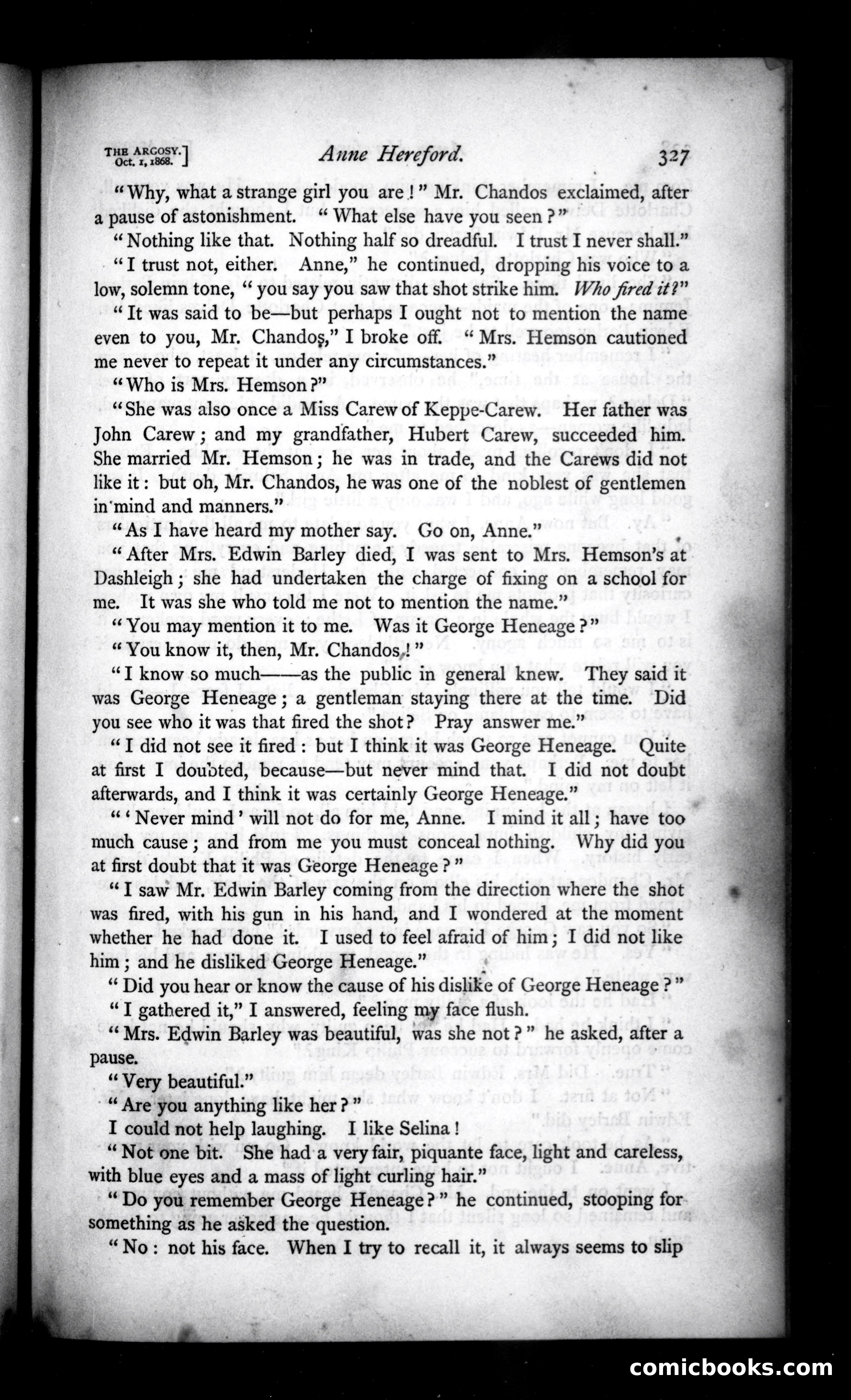 The Argosy, Vol. VI — page 7 of 86