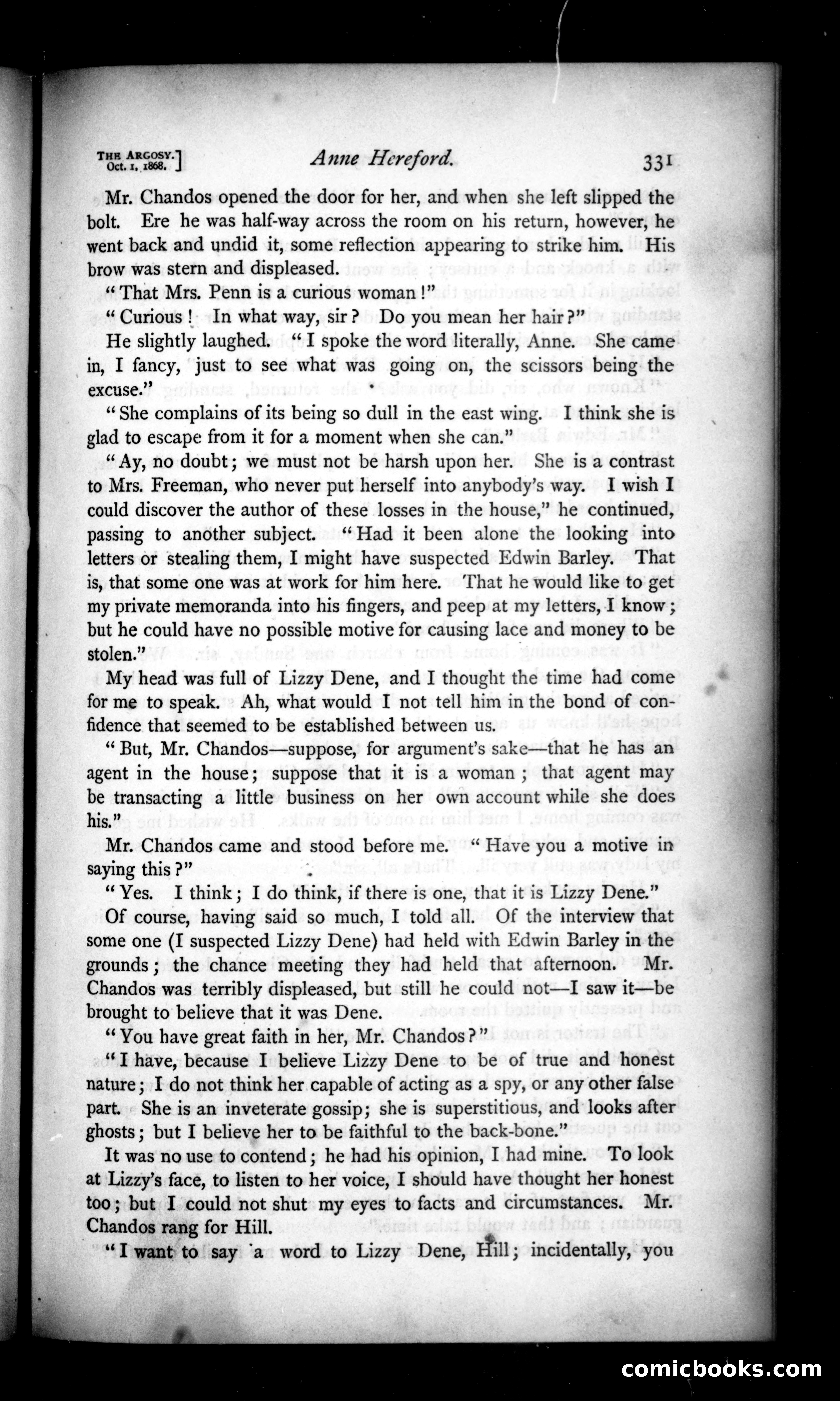 The Argosy, Vol. VI — page 11 of 86