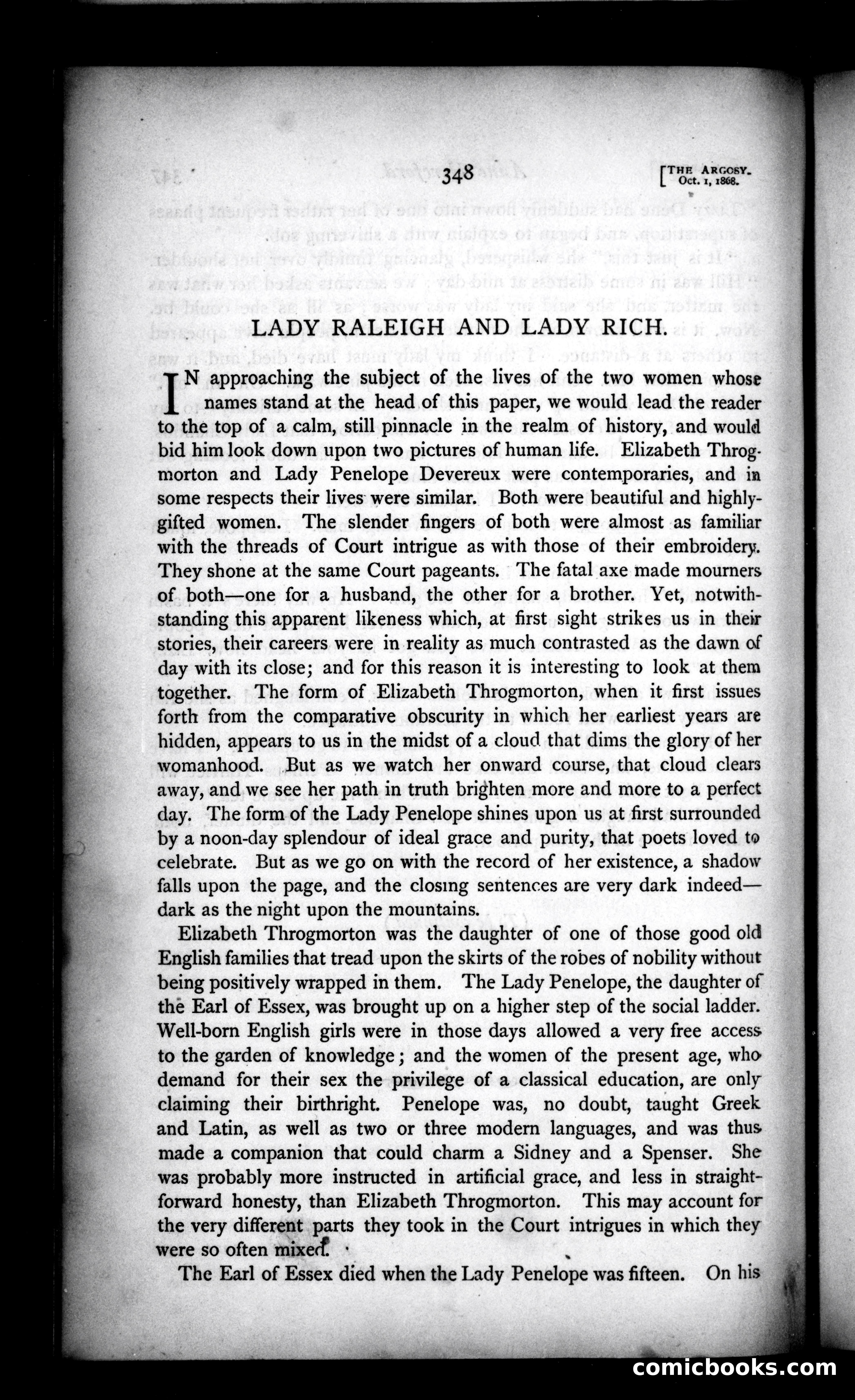 The Argosy, Vol. VI — page 30 of 86