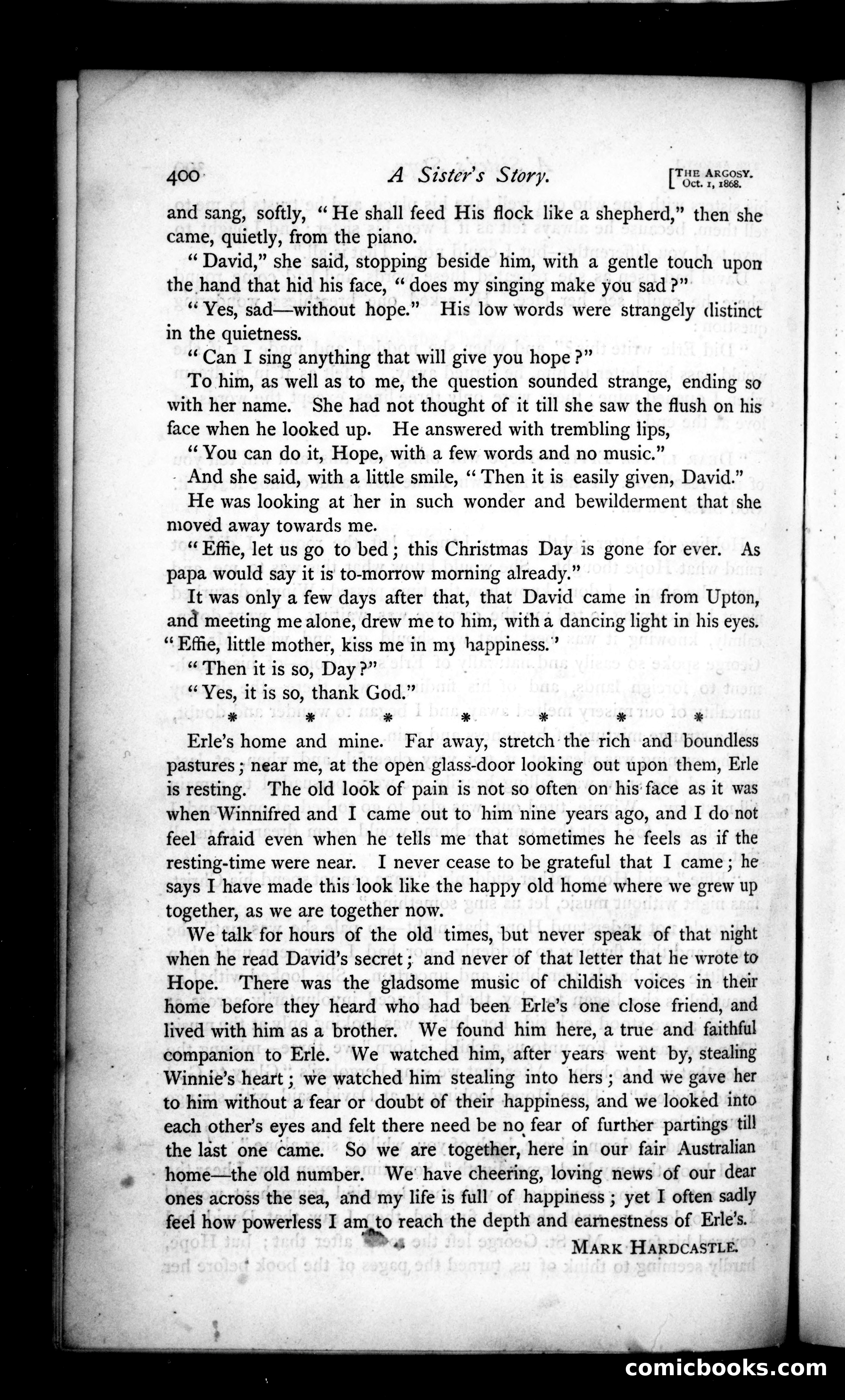 The Argosy, Vol. VI — page 84 of 86