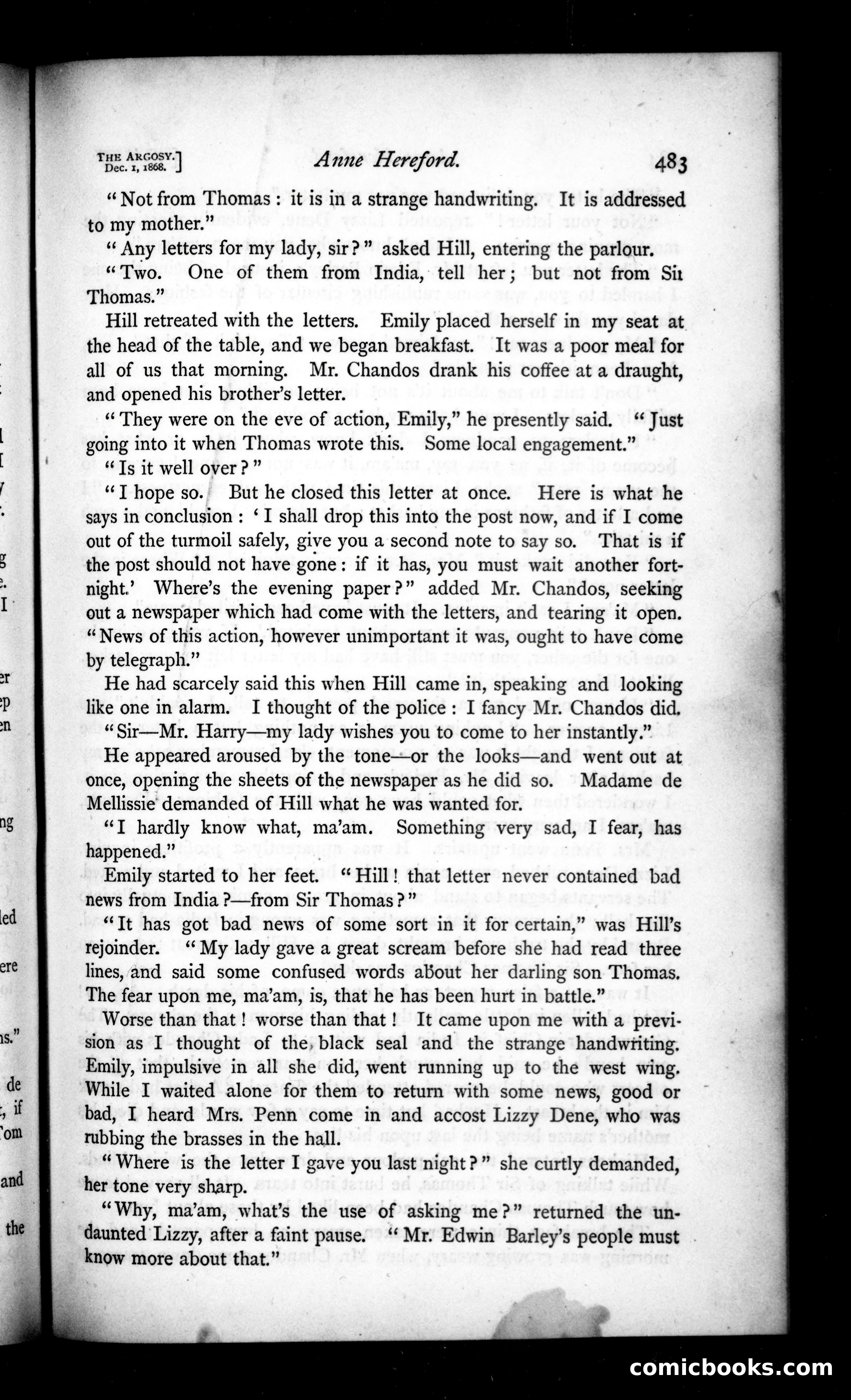 The Argosy, Vol. 6 — page 3 of 121