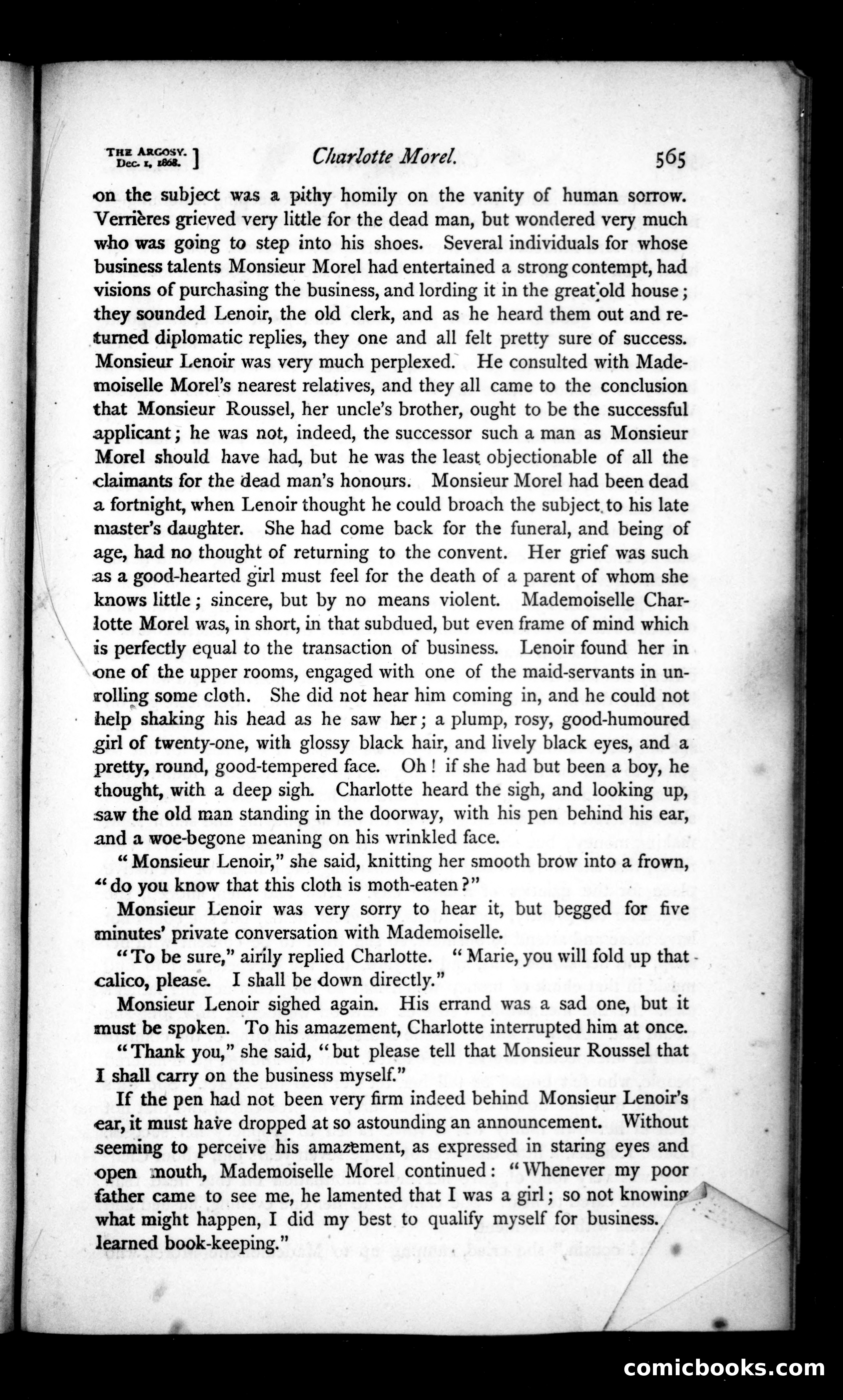 The Argosy, Vol. 6 — page 87 of 121